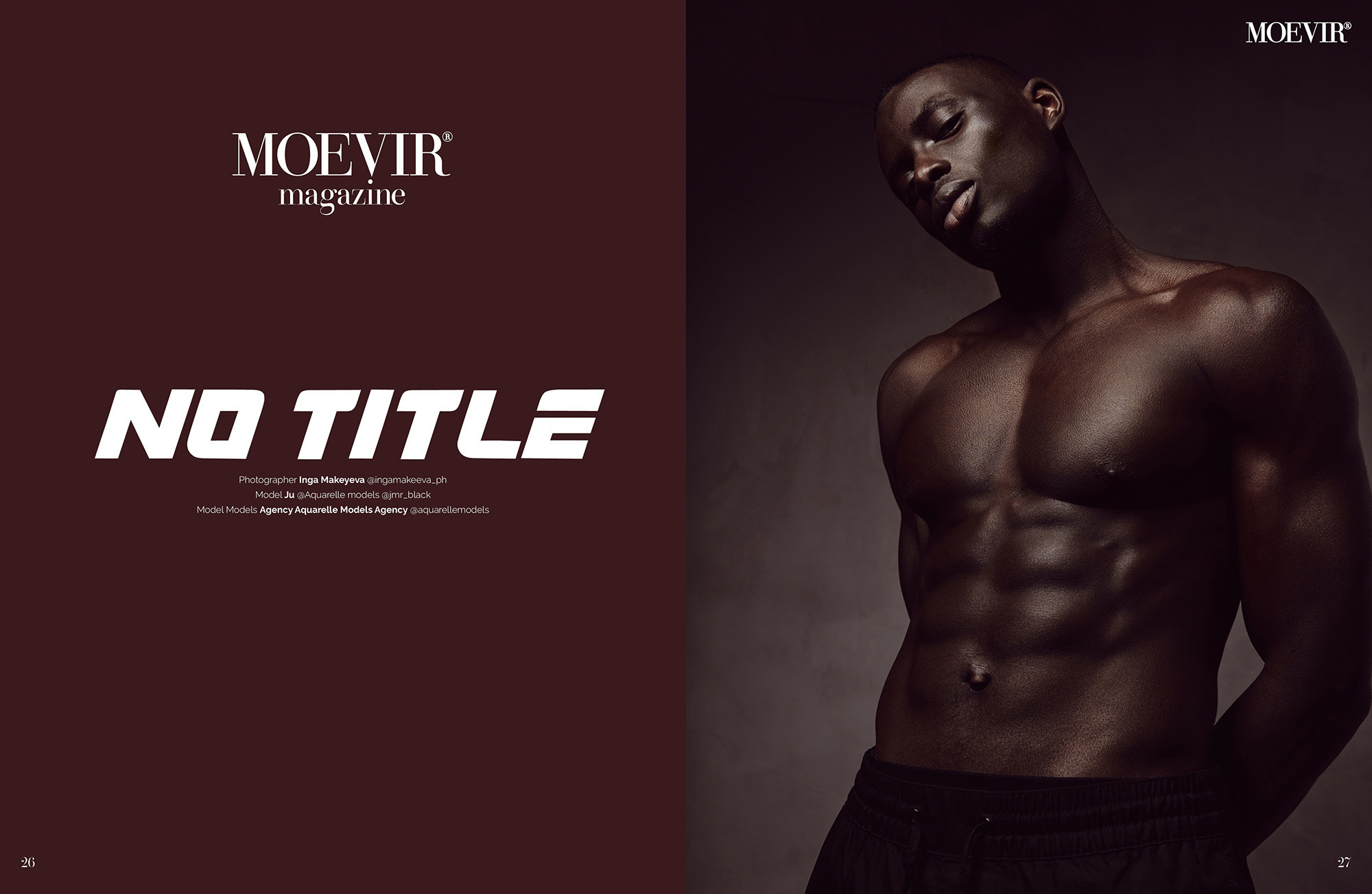 Publications. Fashion and portrait photographer Inga Makeyeva