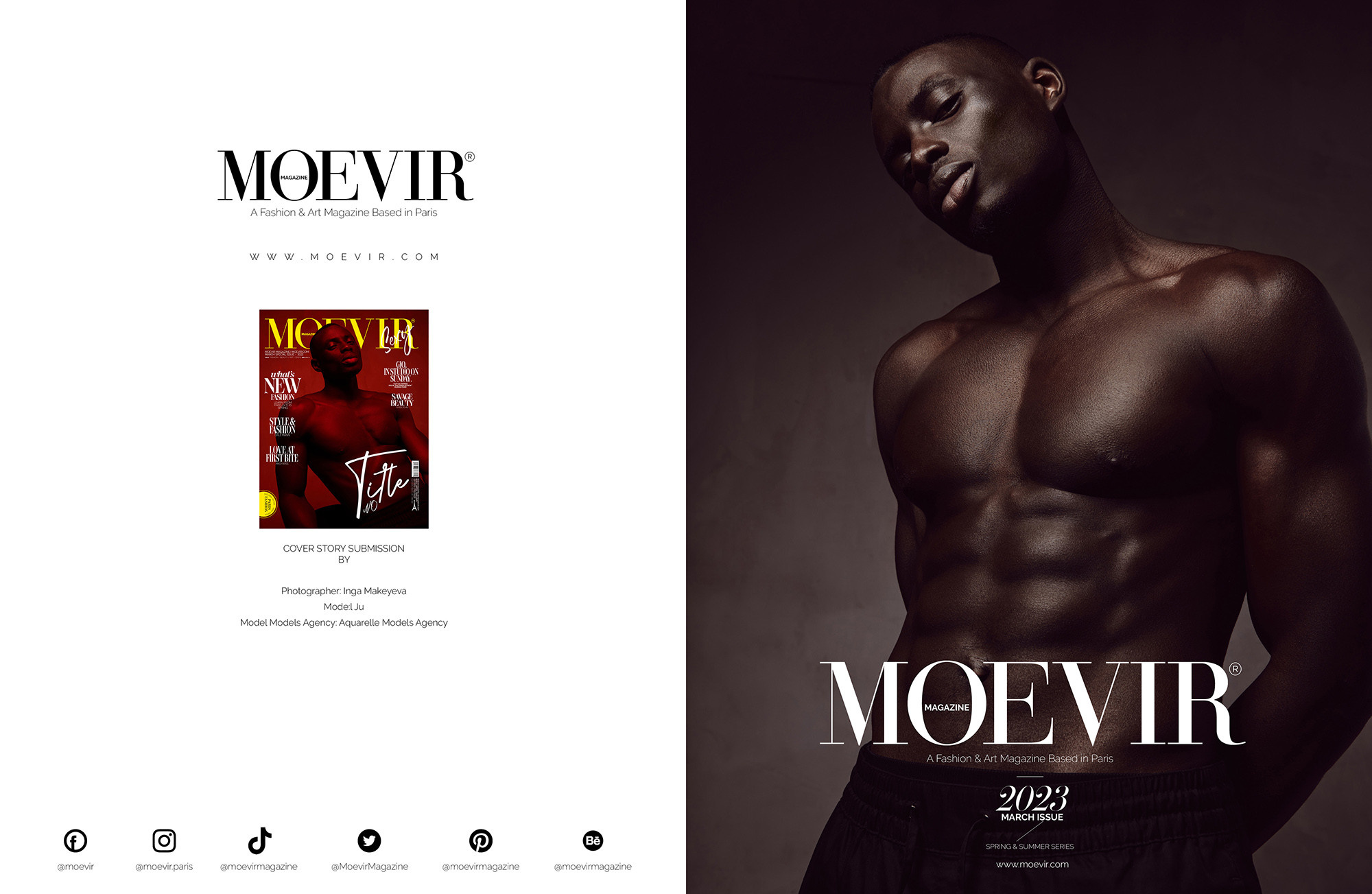 Publications. Fashion and portrait photographer Inga Makeyeva