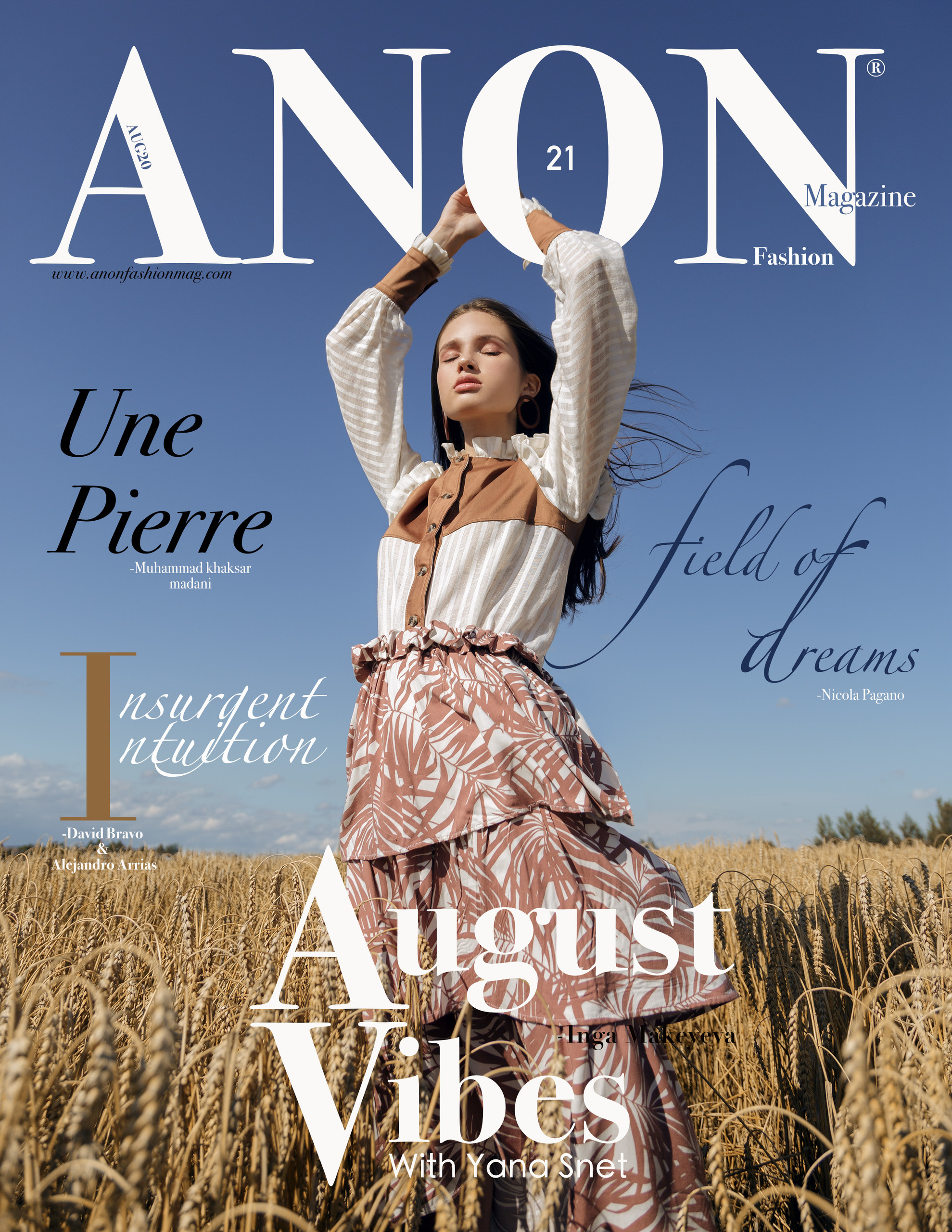 Publications. Fashion and portrait photographer Inga Makeyeva