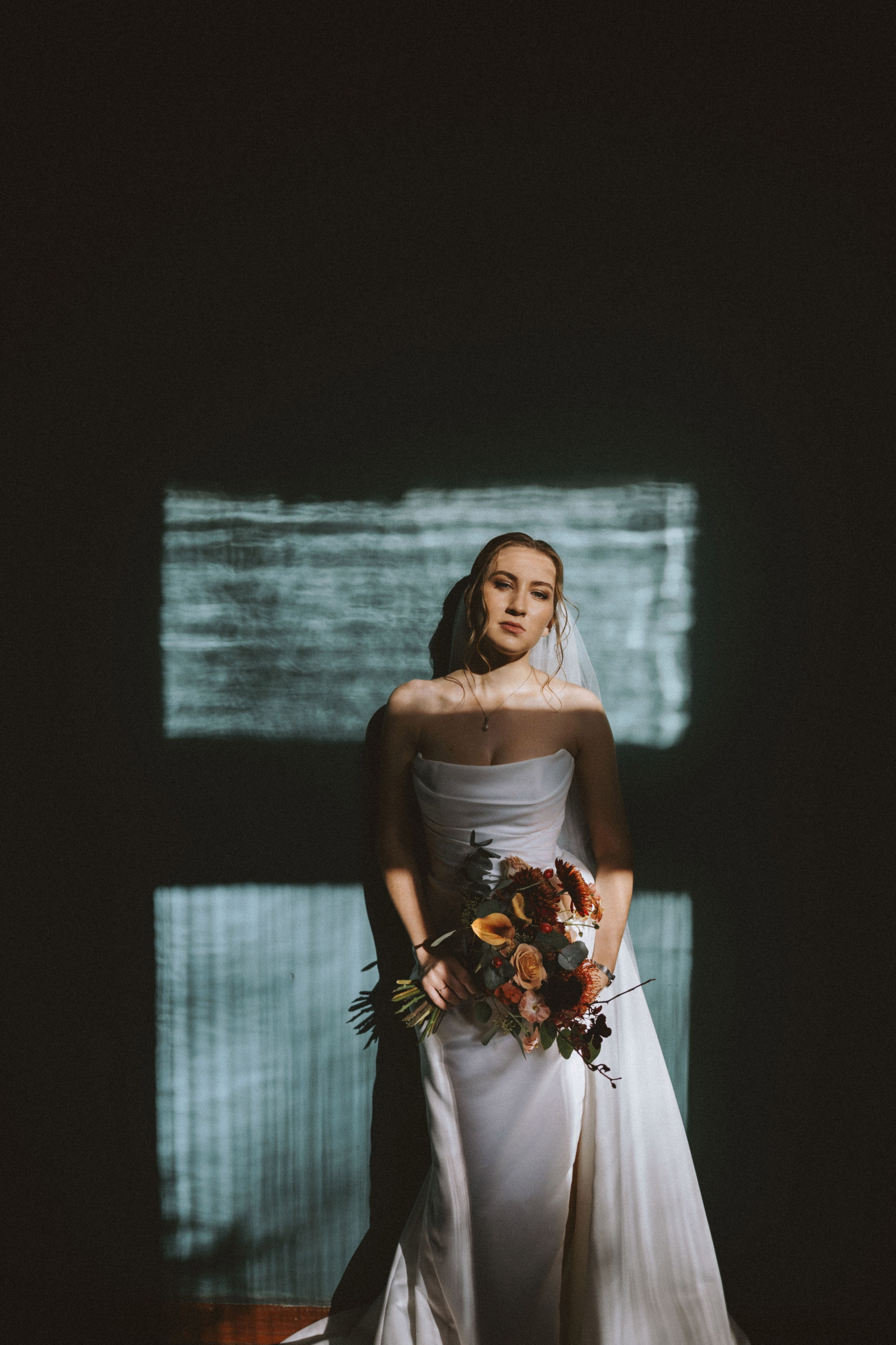 "Bride Nata elegant wedding dress"