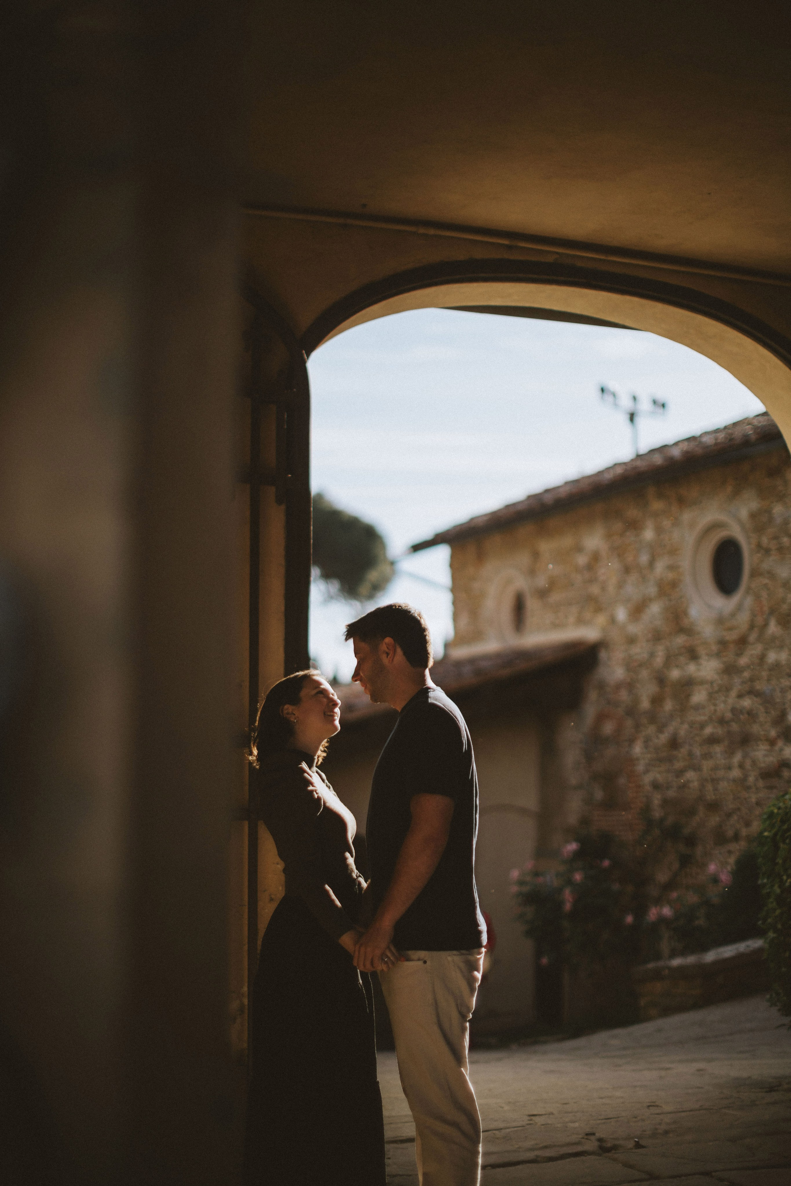 Romantic Sunrise Photoshoot at Piazzale Michelangelo, Florence
