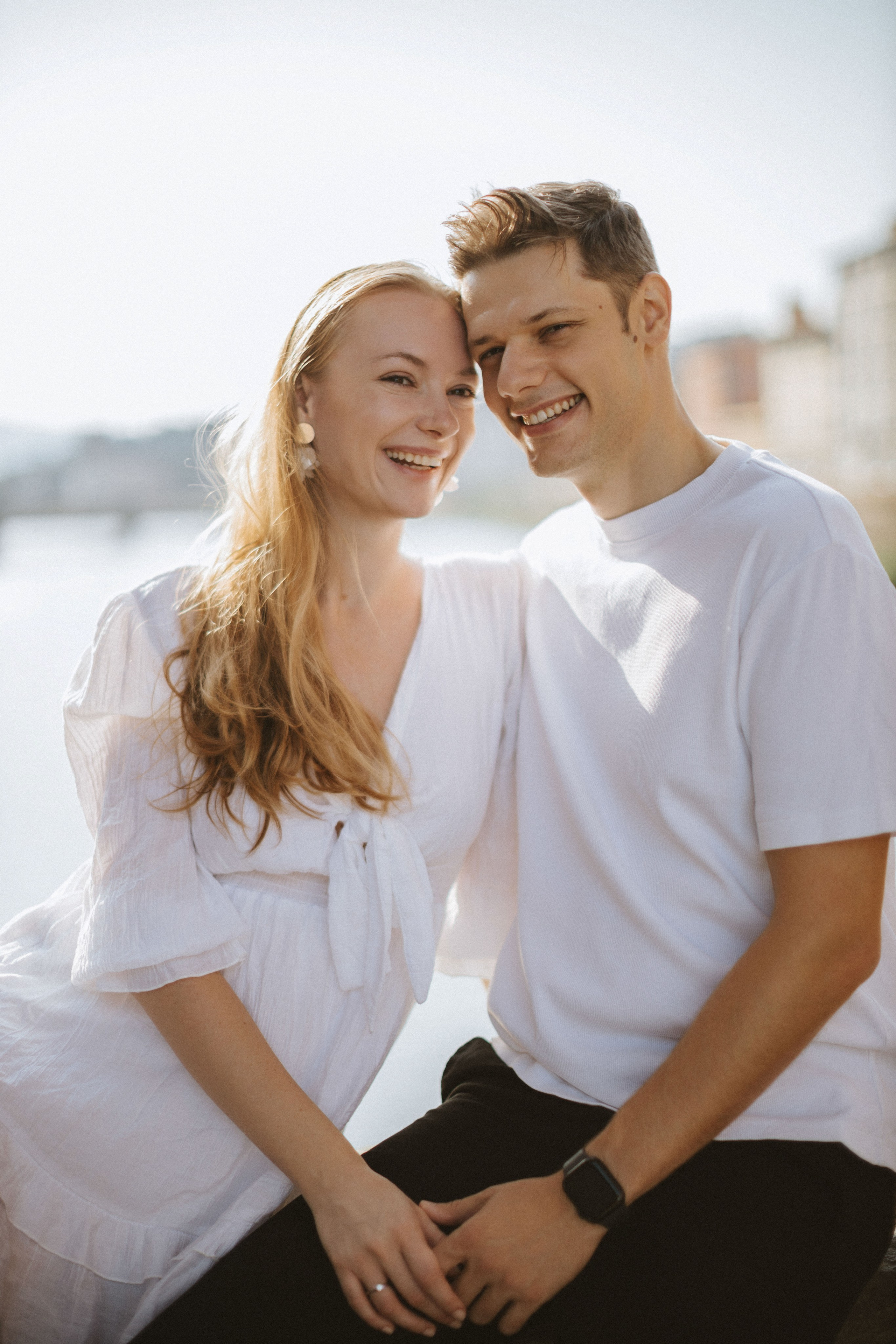 Couple Photoshoot Florence | Romantic Session at Ponte Vecchio & Uffizi. Wedding Photographer in Florence, Pisa & Tuscany | Candid & Elegant Photography in Italy