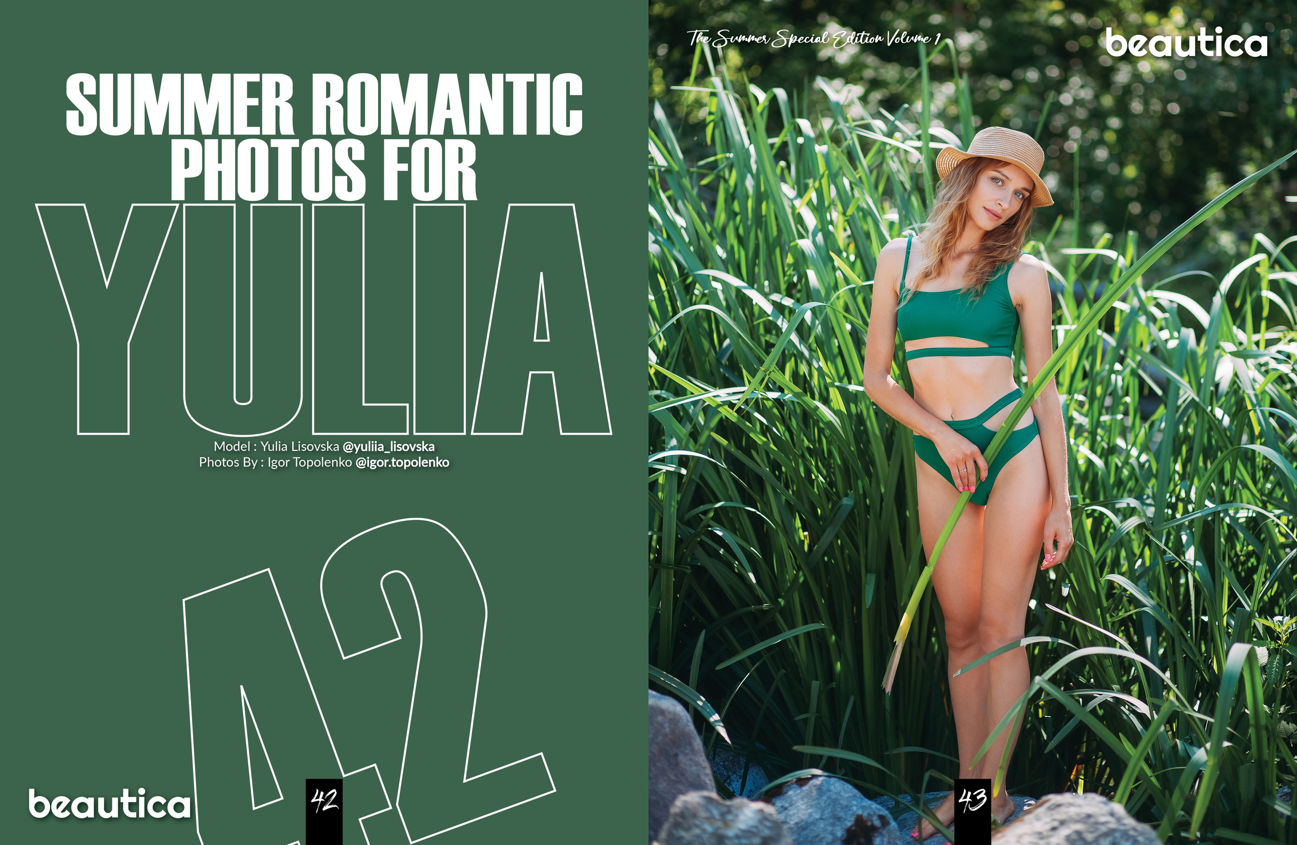 Фотосесія на природі Юлії, для журналу Beautica Magazine. Фотограф Ігор Тополенко Арт- фото та весільна фотографія Україна Київ