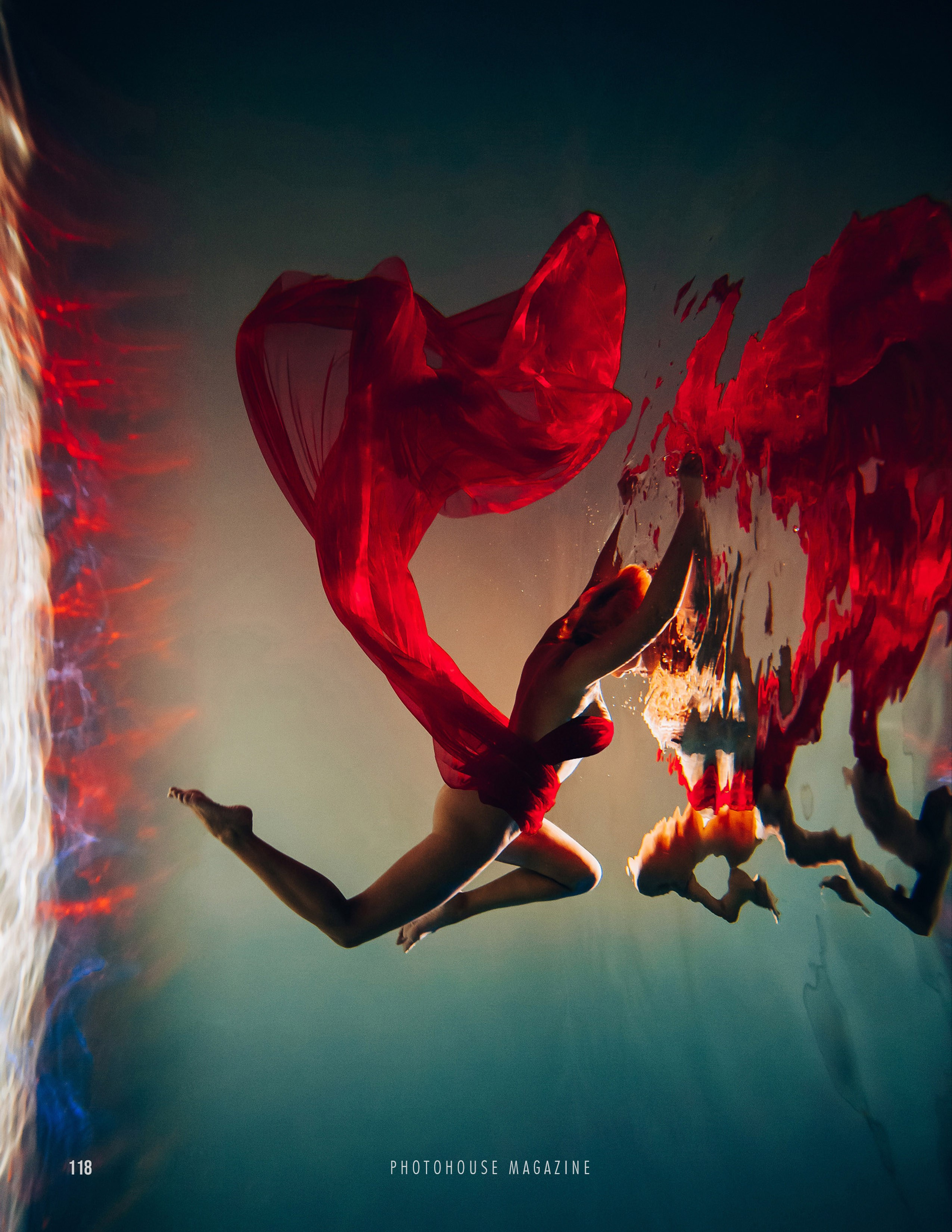 Підводна фотосесія для Марини на обкладинці Photohouse Magazine. Фотограф Ігор Тополенко Арт- фото та весільна фотографія Україна Київ