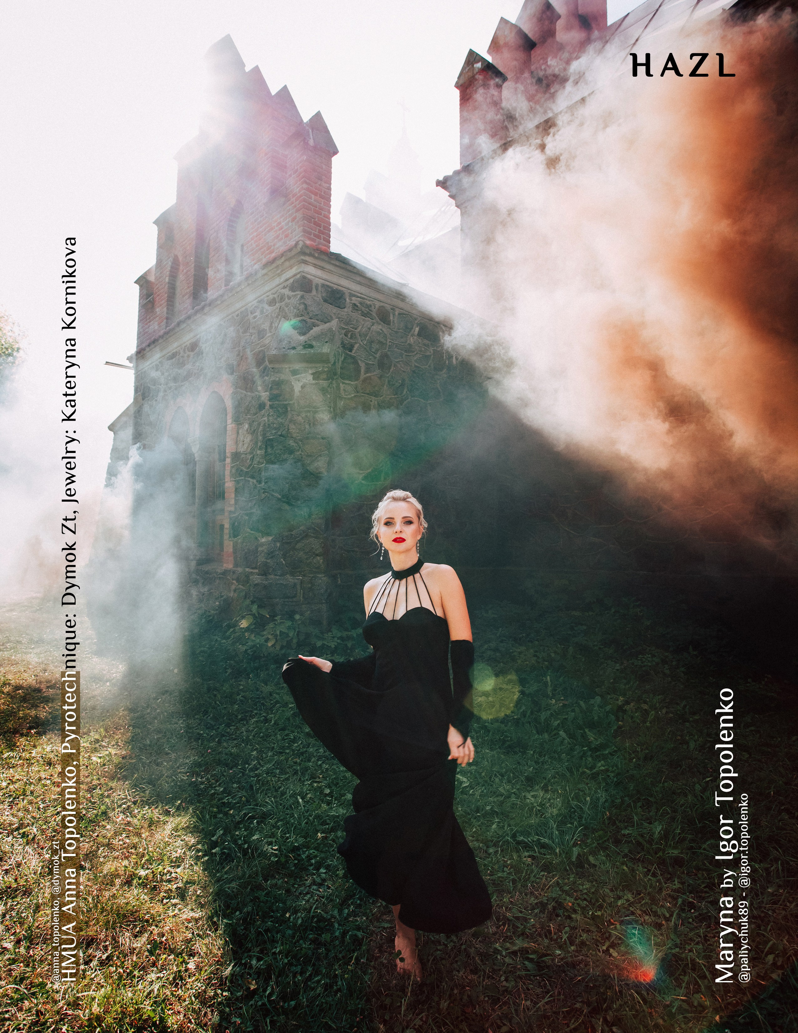 Сказочная фотография в печатном журнале HAZL. Фотограф Ігор Тополенко Арт- фото та весільна фотографія Україна Київ