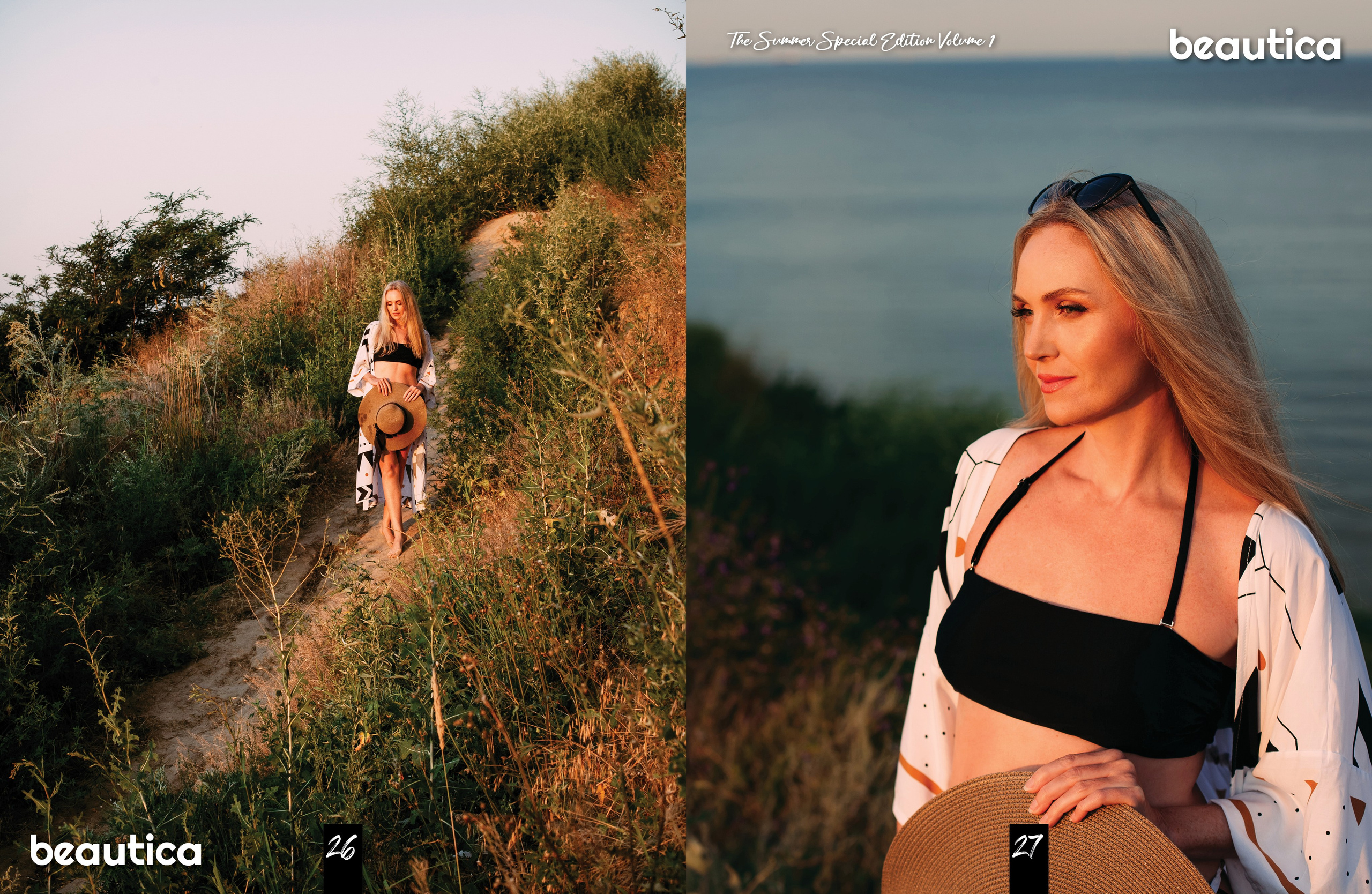 Морська фотосесія Анни Тополенко у журналі Beautica Magazine. Фотограф Ігор Тополенко Арт- фото та весільна фотографія Україна Київ