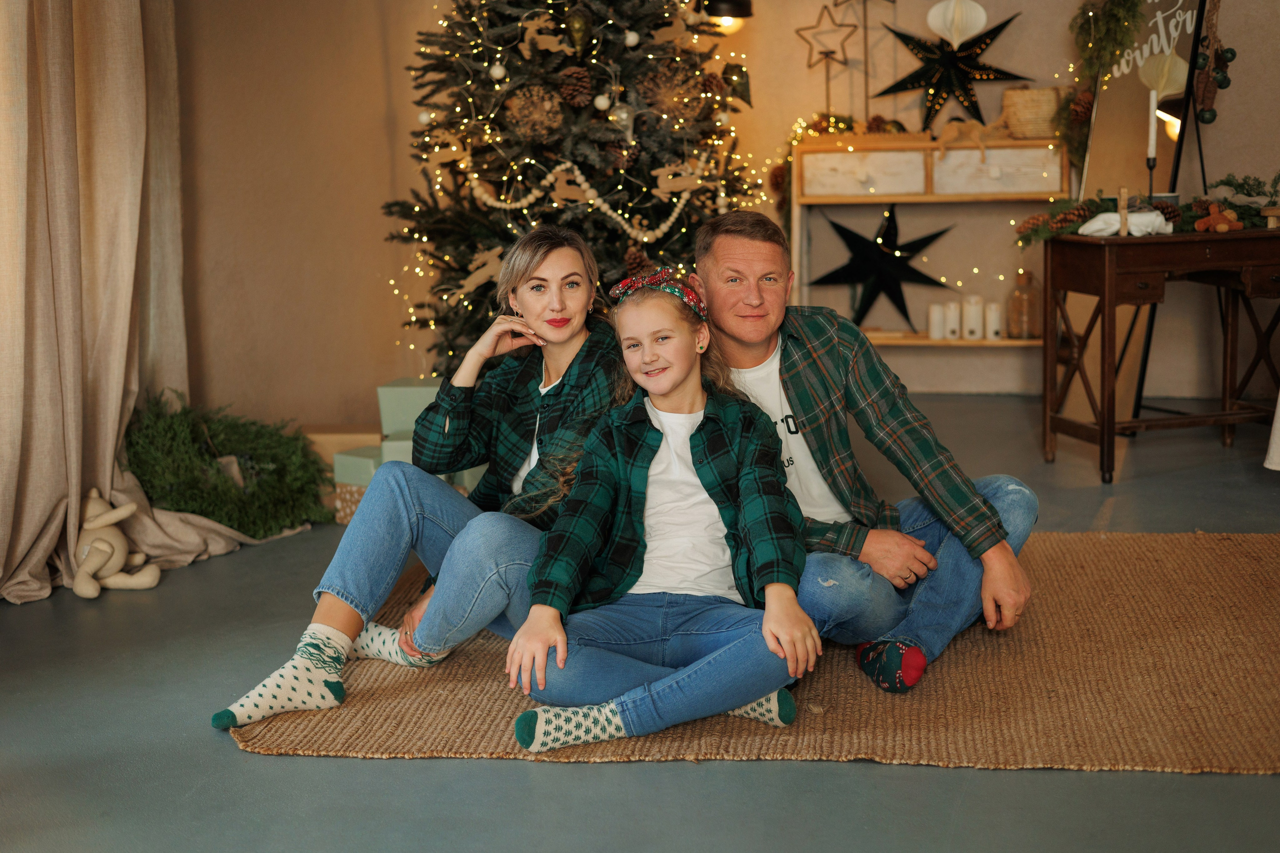 Різдвяні фотосесії 2025. Сімейний фотограф Вроцлав - Анна Цуканова