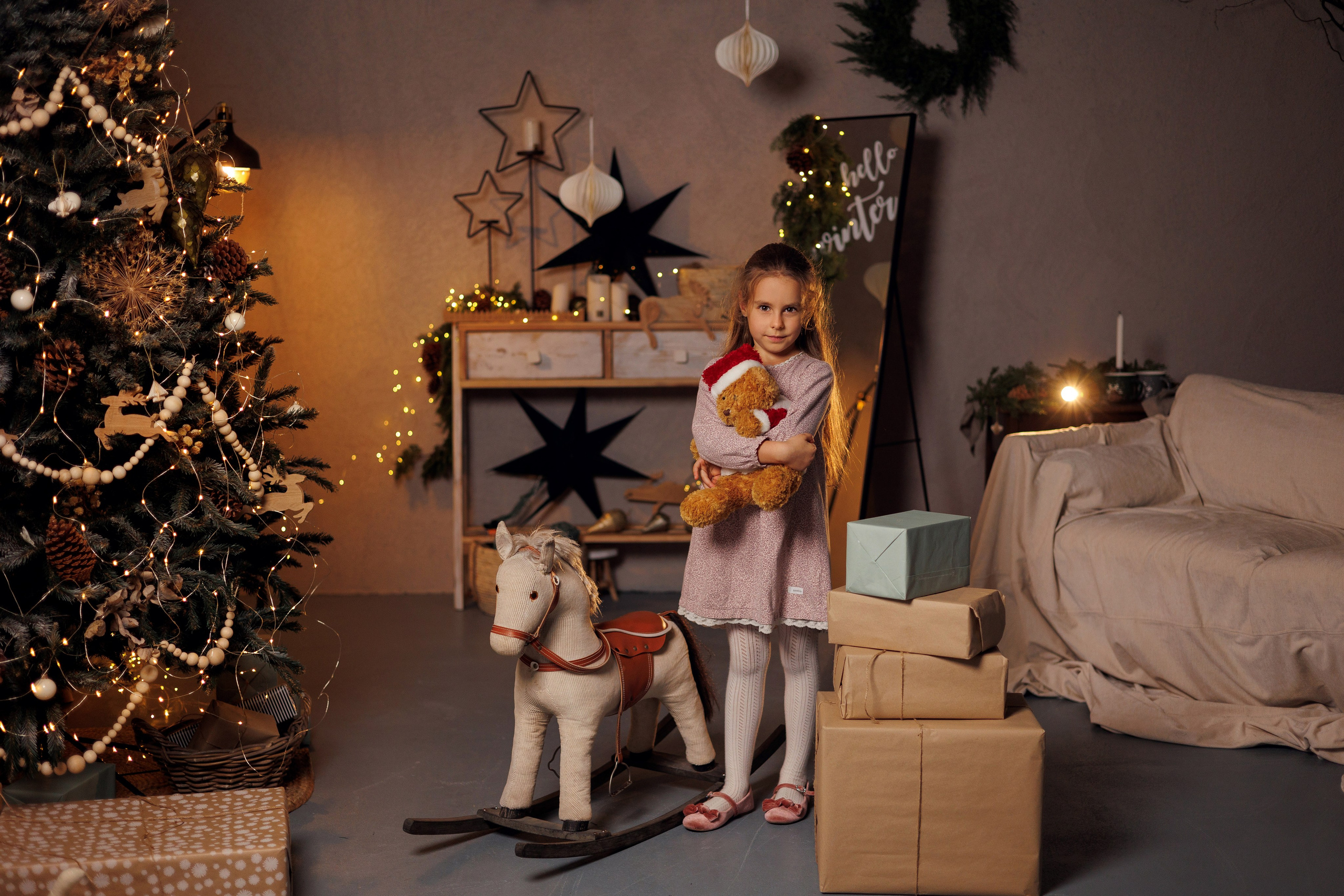Різдвяні фотосесії 2025. Сімейний фотограф Вроцлав - Анна Цуканова