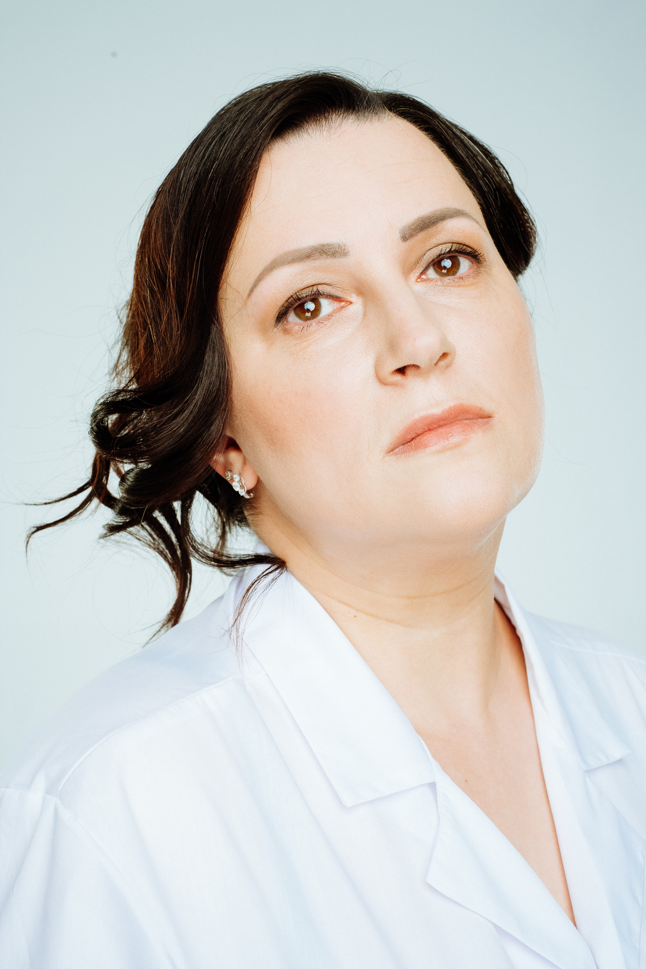 Portraits of medical workers for the project Leukemia Foundation. Maria Węsławska-Gribina