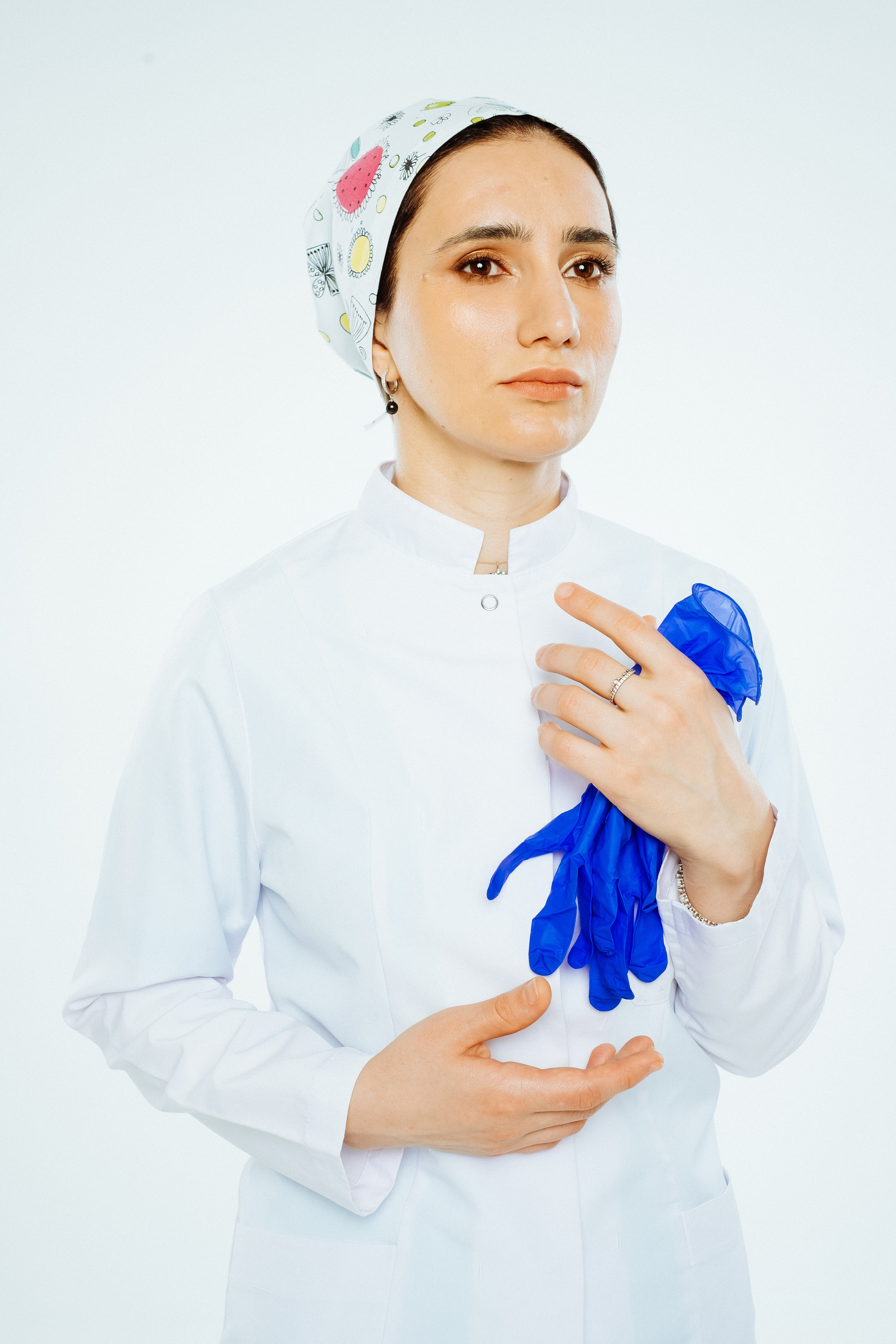 Portraits of medical workers for the project Leukemia Foundation. Maria Węsławska-Gribina