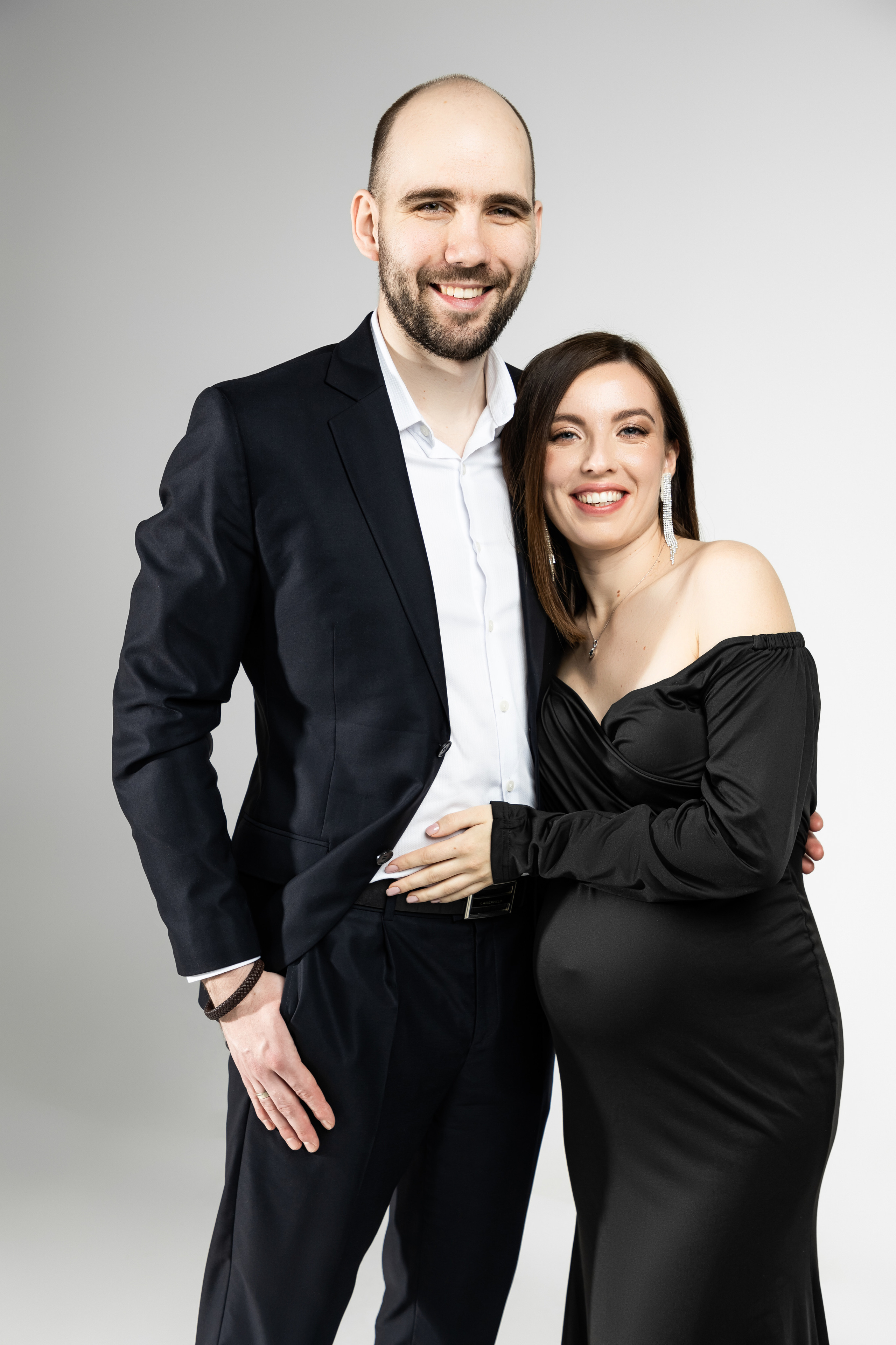 Фотосессия Алины в ожидании малыша с любимым мужем и доченькой. Стильний Фотограф Роксана Київ Варшава| Вагітність, жіночий портрет