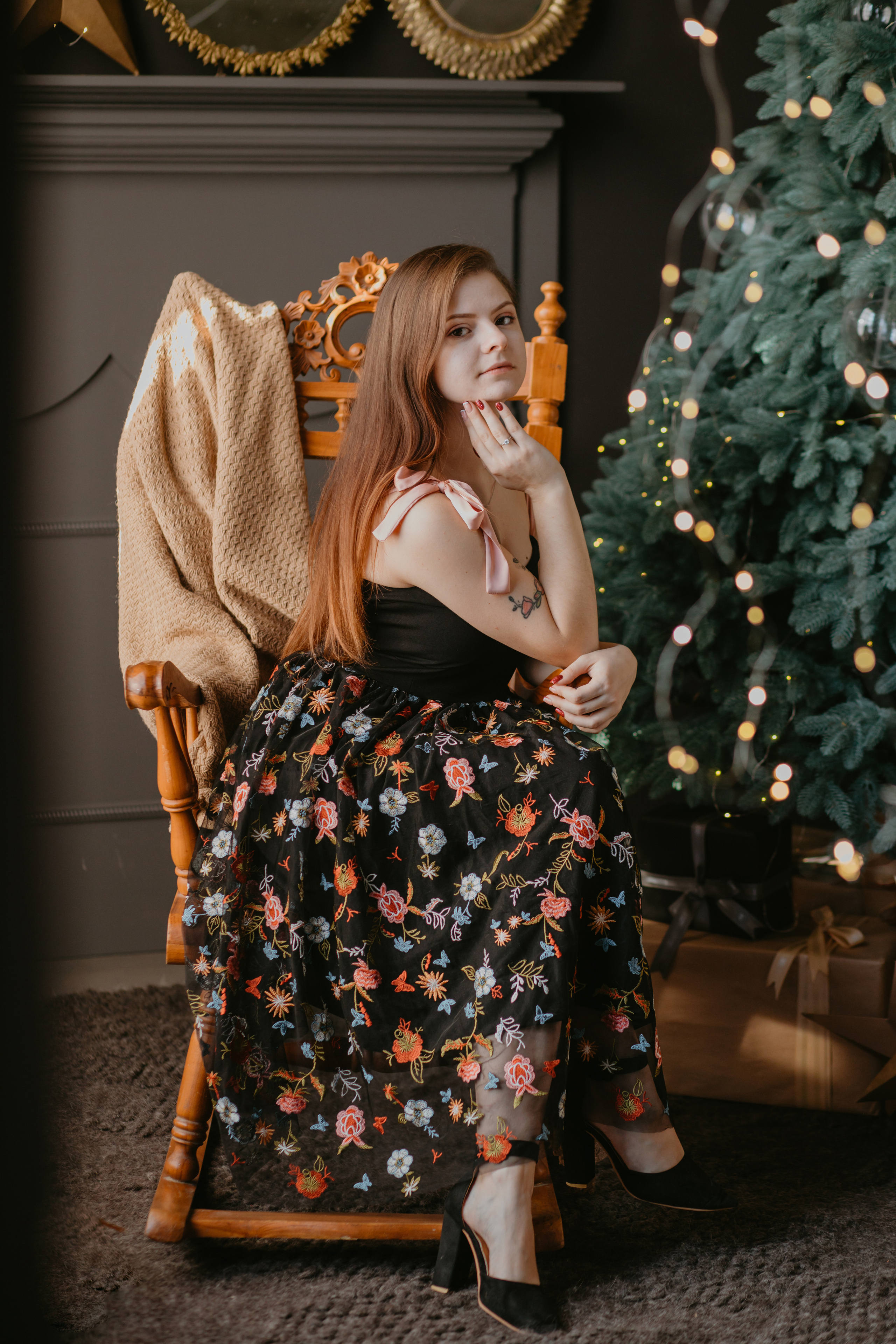 Новорічна зйомка Юлія, Андрій та Пиріжок. Весільний фотограф у Львові Мирон Роксоляна