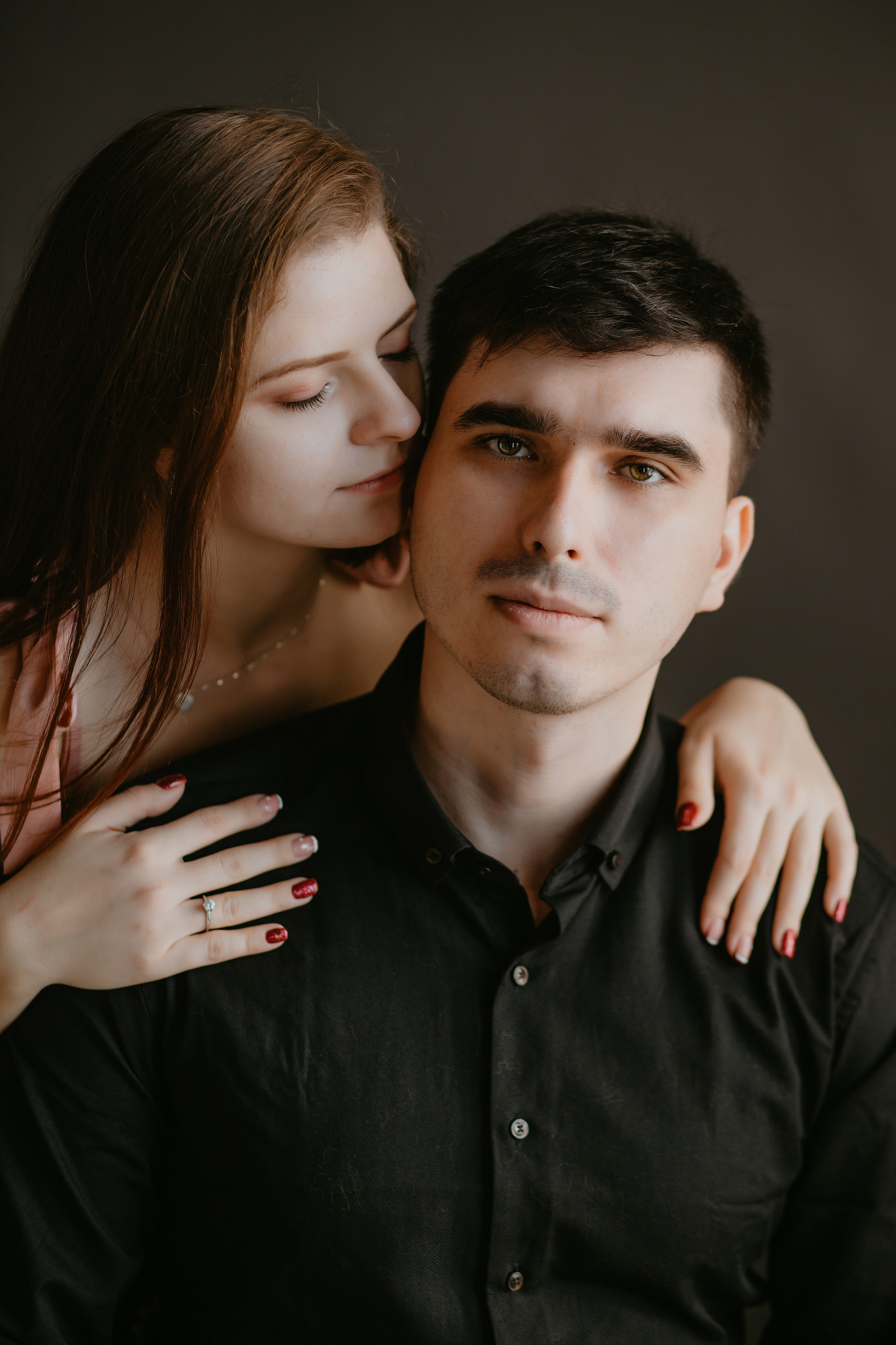 Новорічна зйомка Юлія, Андрій та Пиріжок. Весільний фотограф у Львові Мирон Роксоляна