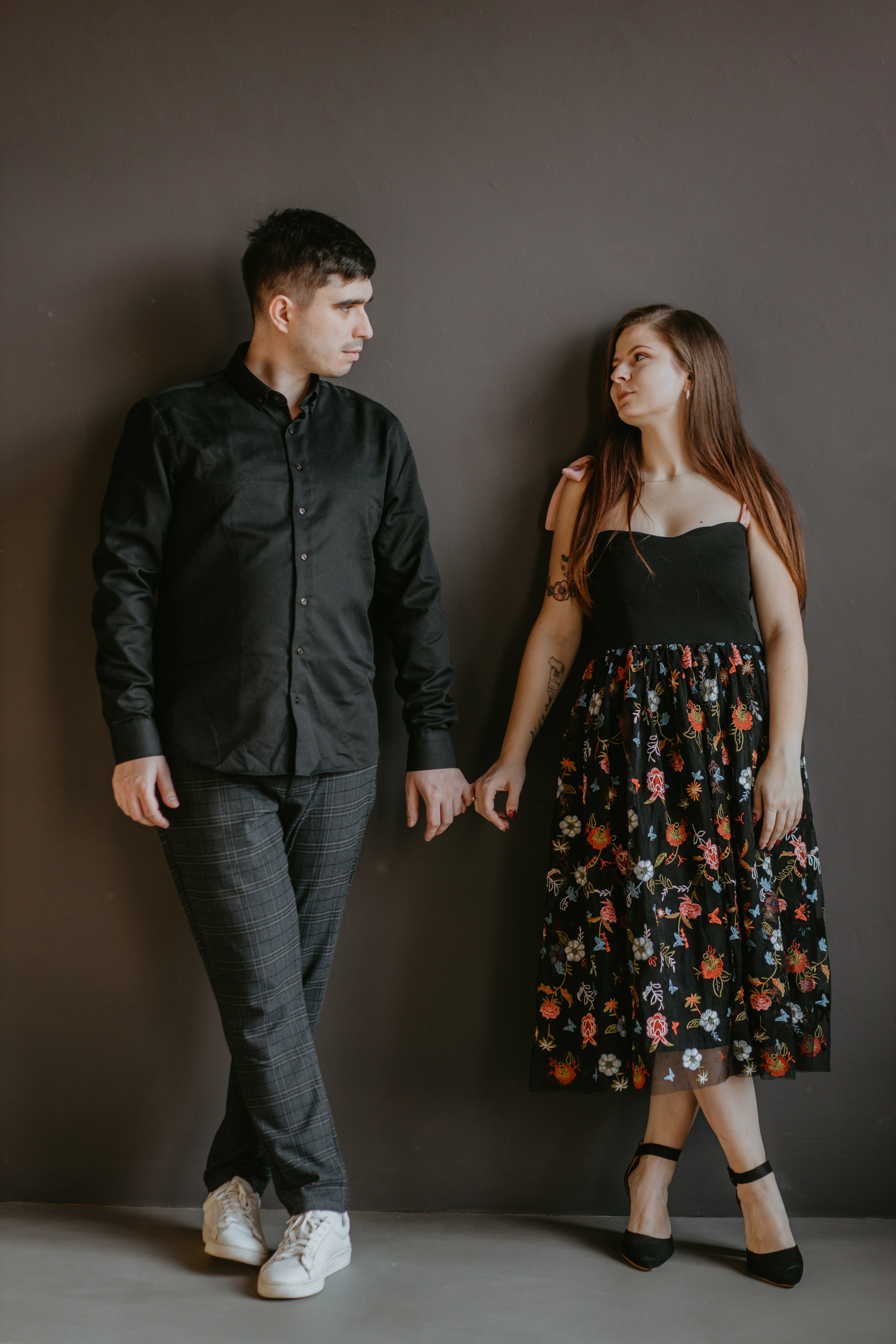 Новорічна зйомка Юлія, Андрій та Пиріжок. Весільний фотограф у Львові Мирон Роксоляна