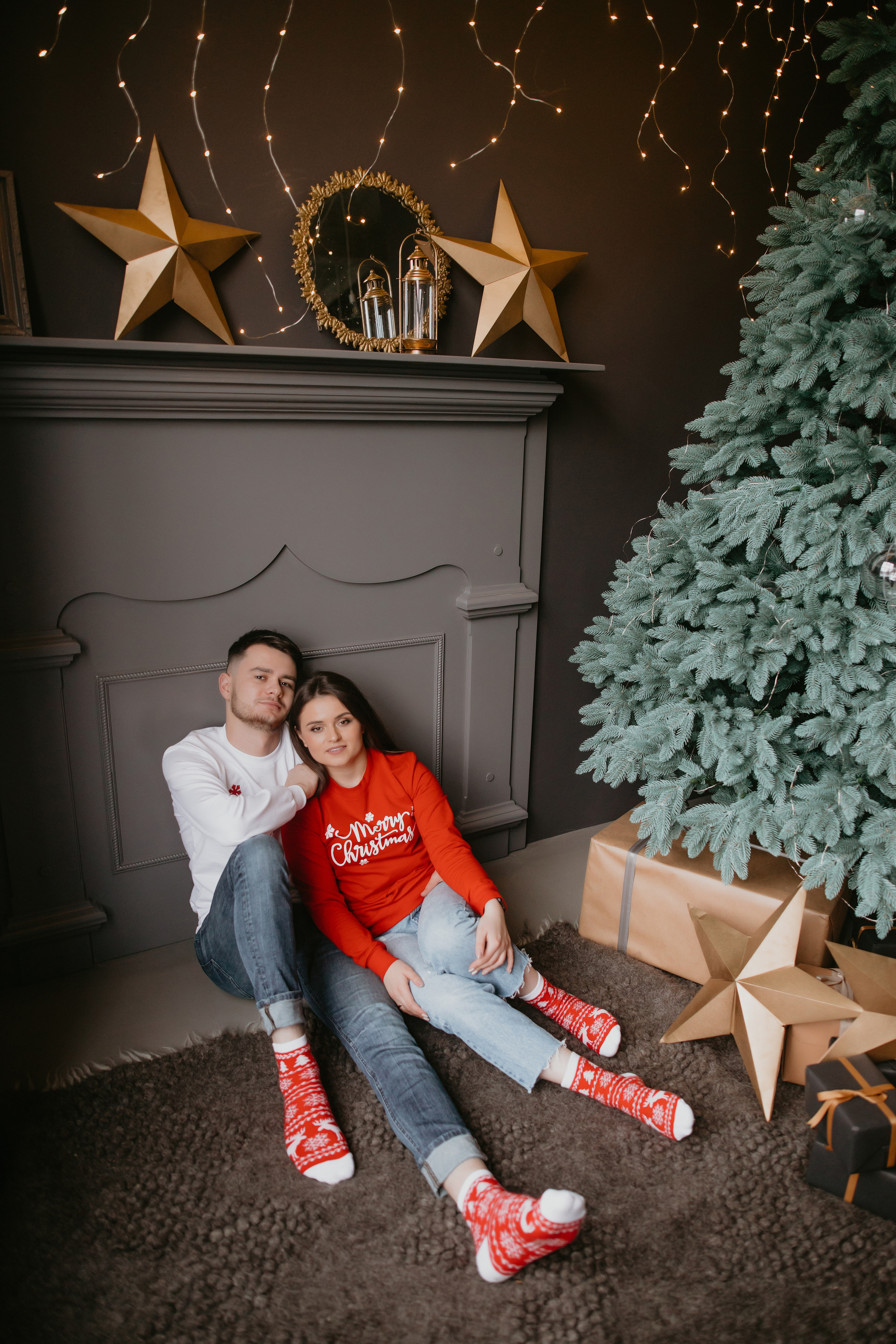 Новорічна фотосесія - Роман і Марія. Весільний фотограф у Львові Мирон Роксоляна