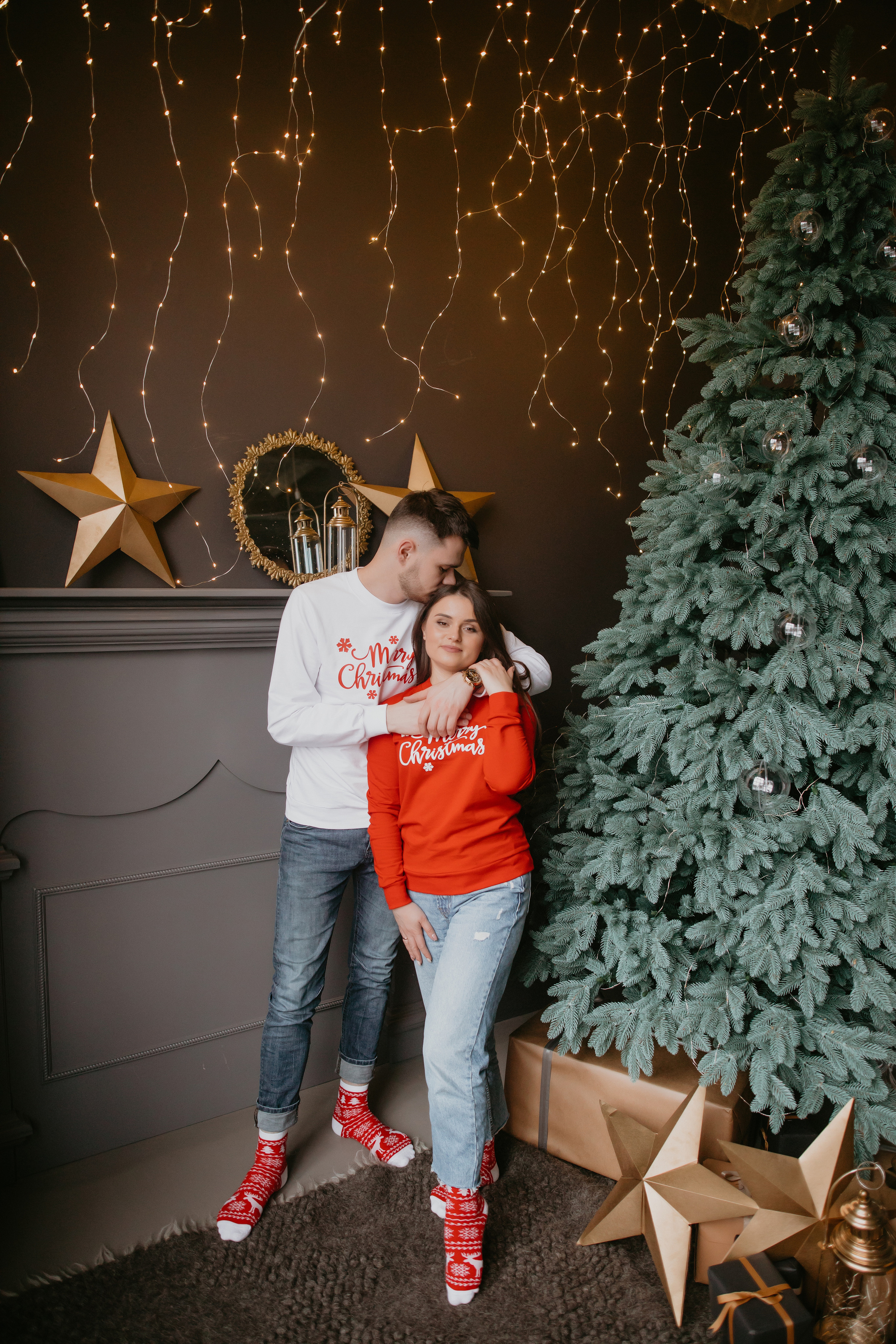 Новорічна фотосесія - Роман і Марія. Весільний фотограф у Львові Мирон Роксоляна