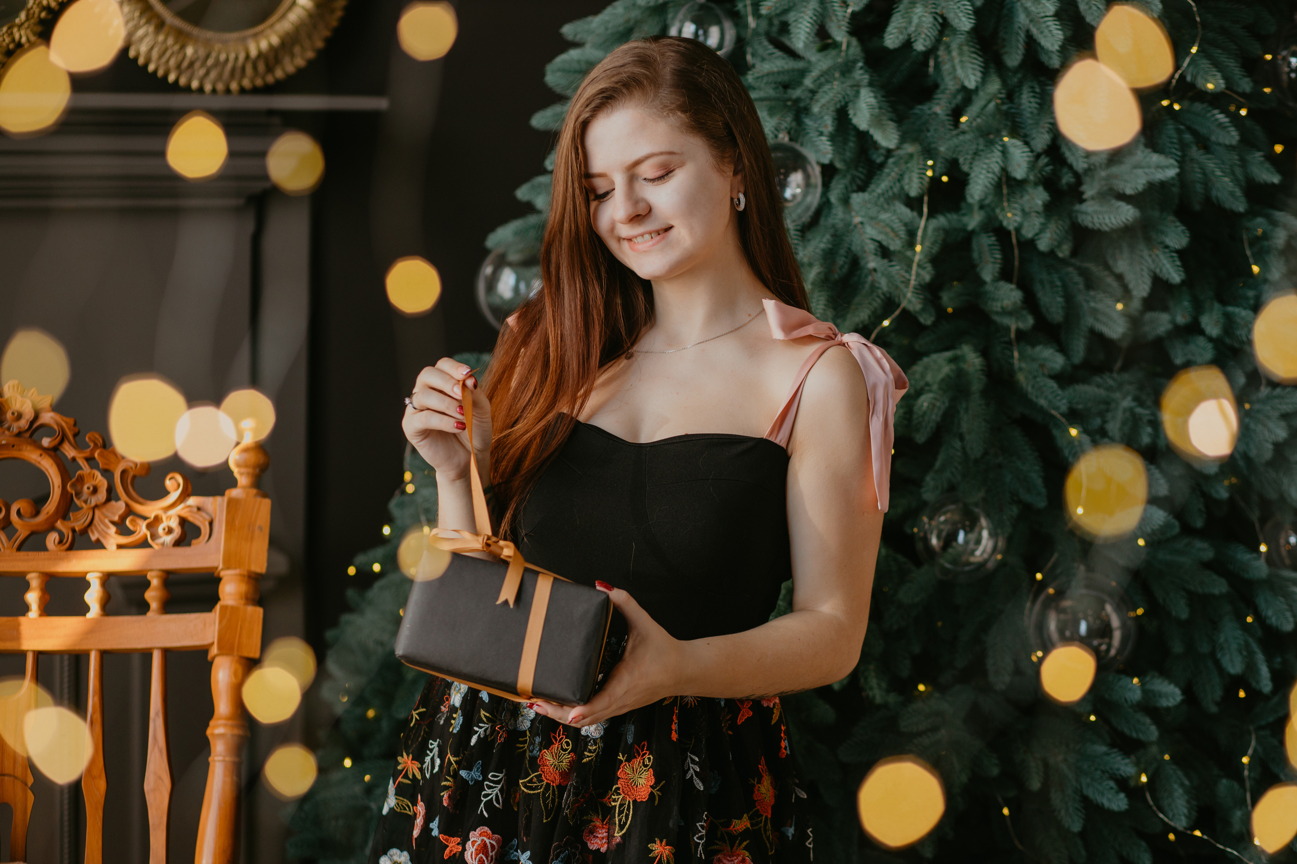 Новорічна зйомка Юлія, Андрій та Пиріжок. Весільний фотограф у Львові Мирон Роксоляна