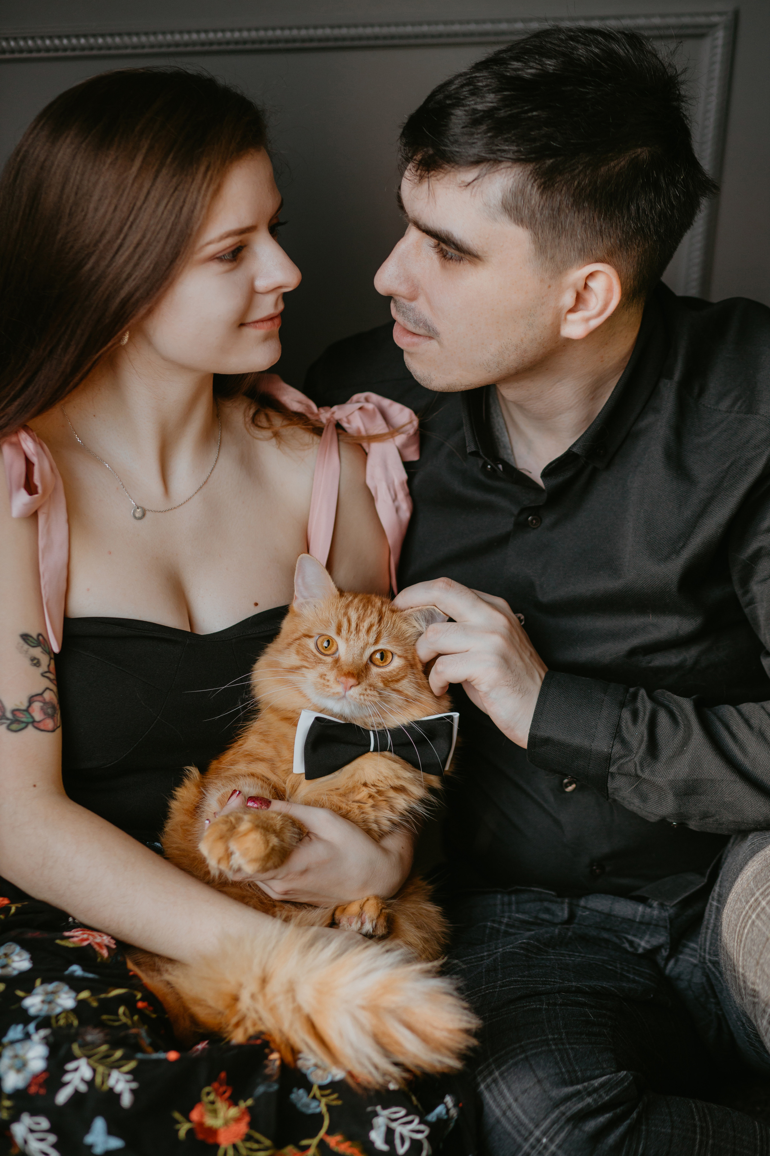 Новорічна зйомка Юлія, Андрій та Пиріжок. Весільний фотограф у Львові Мирон Роксоляна