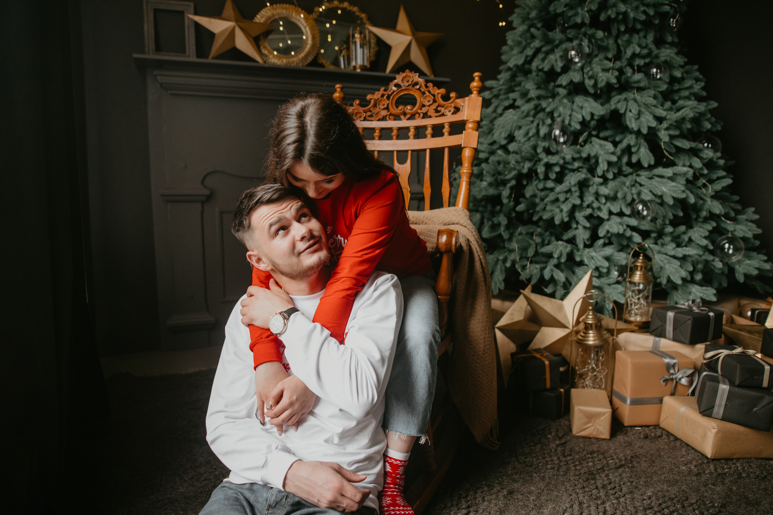 Новорічна фотосесія - Роман і Марія. Весільний фотограф у Львові Мирон Роксоляна