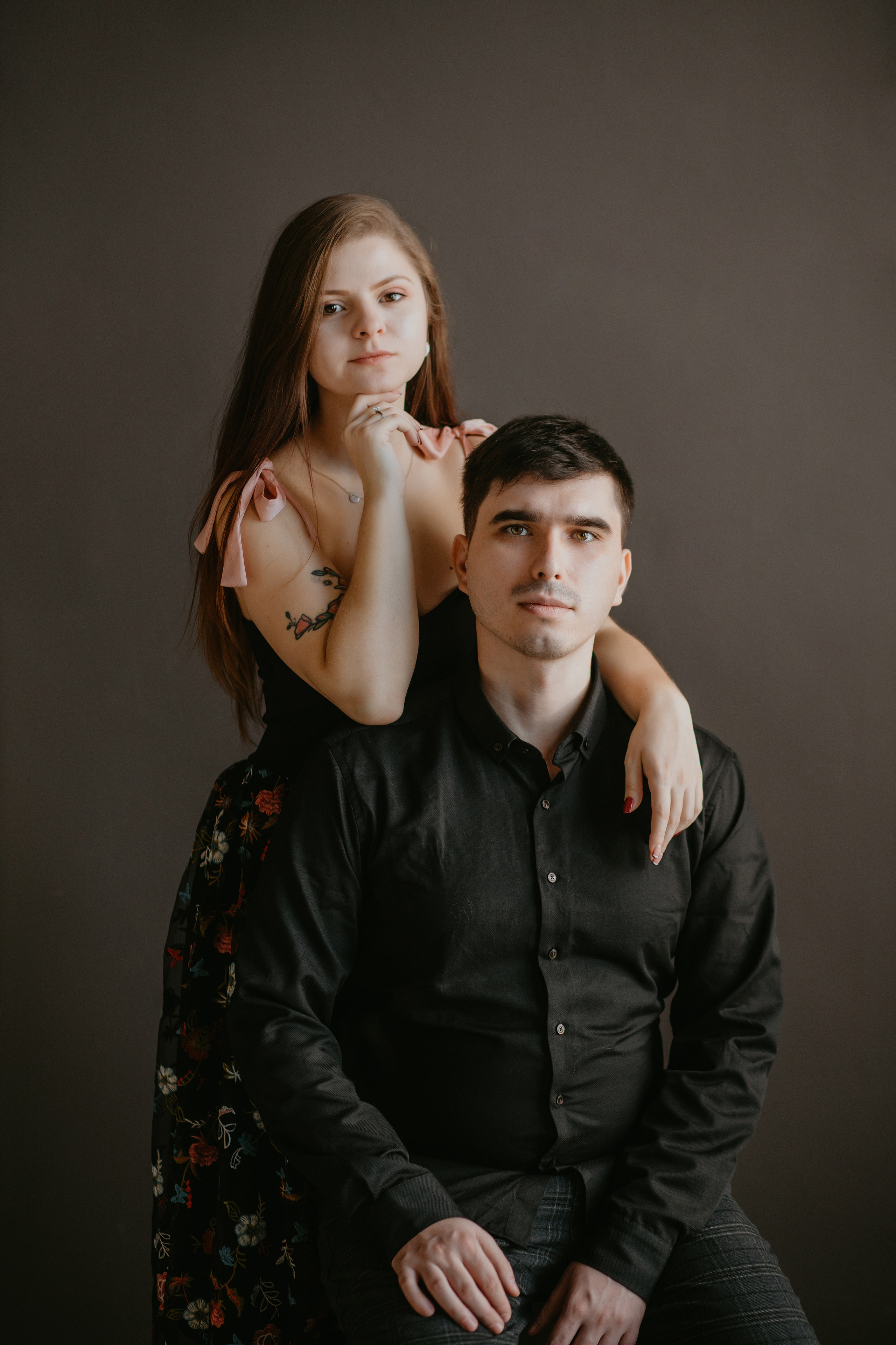 Новорічна зйомка Юлія, Андрій та Пиріжок. Весільний фотограф у Львові Мирон Роксоляна