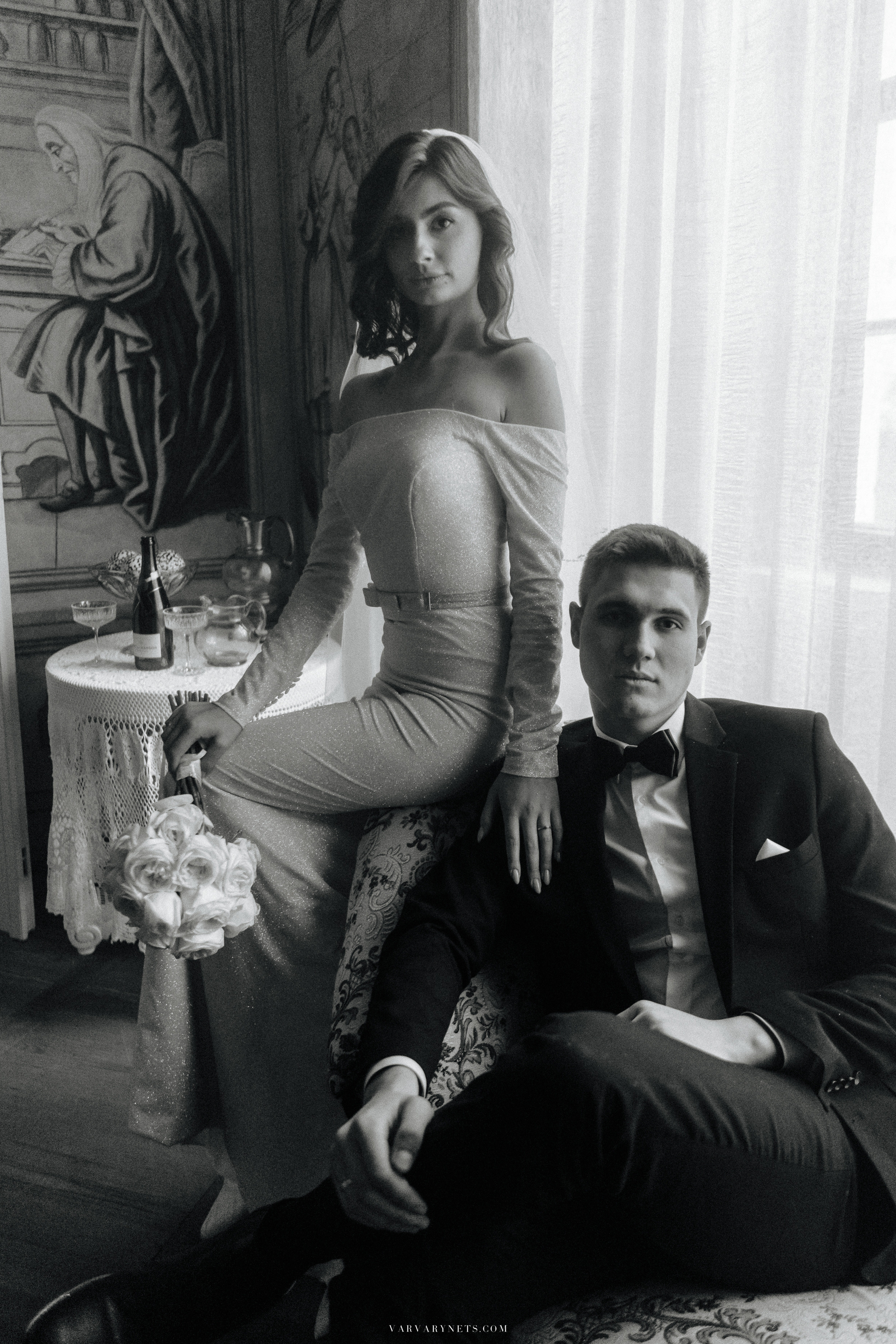 When Hollywood Glamour Met Czech Castle Charms: Natalie and Thomas. Vitalie Varvarynets — Prague Wedding Photographer