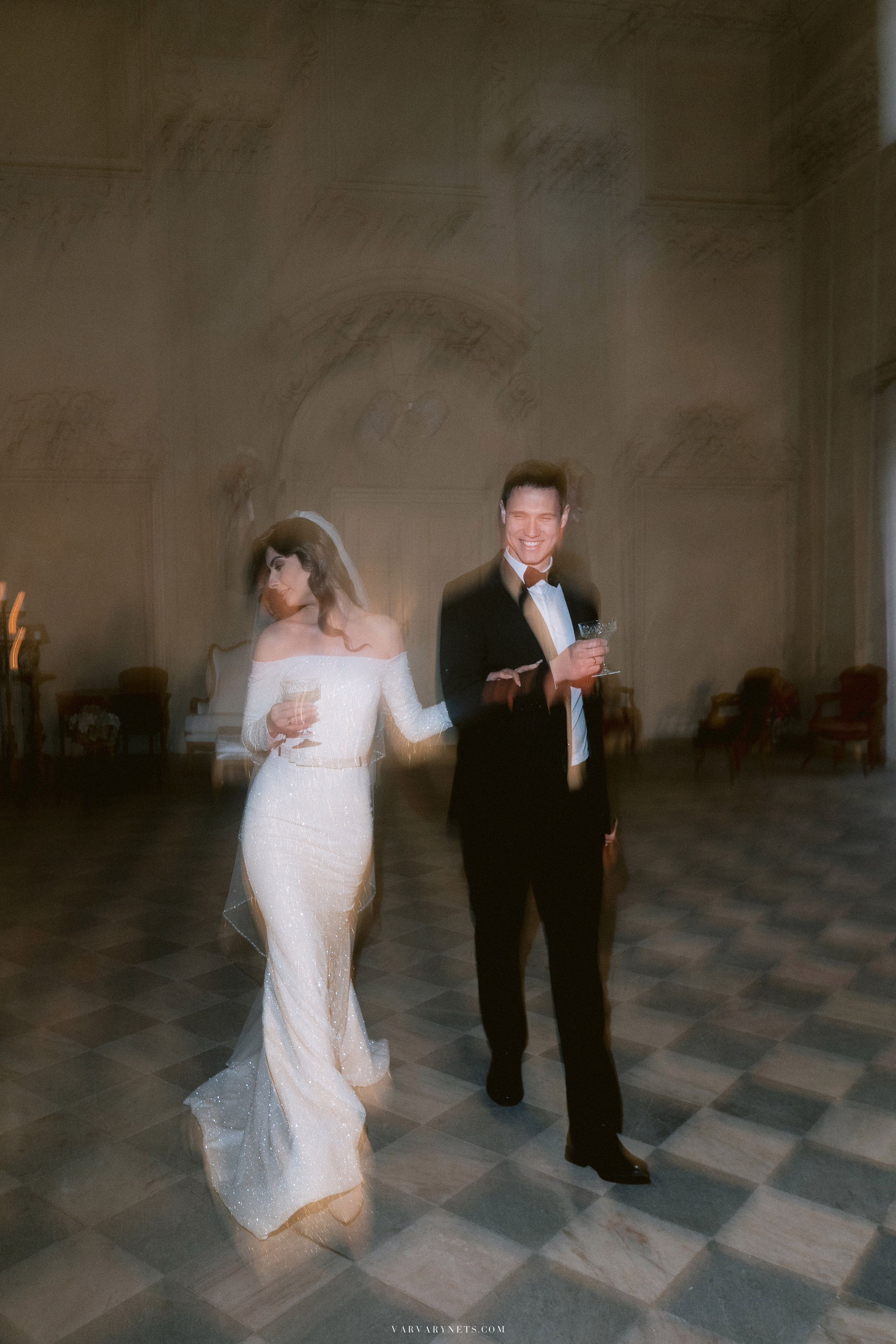 When Hollywood Glamour Met Czech Castle Charms: Natalie and Thomas. Vitalie Varvarynets — Prague Wedding Photographer