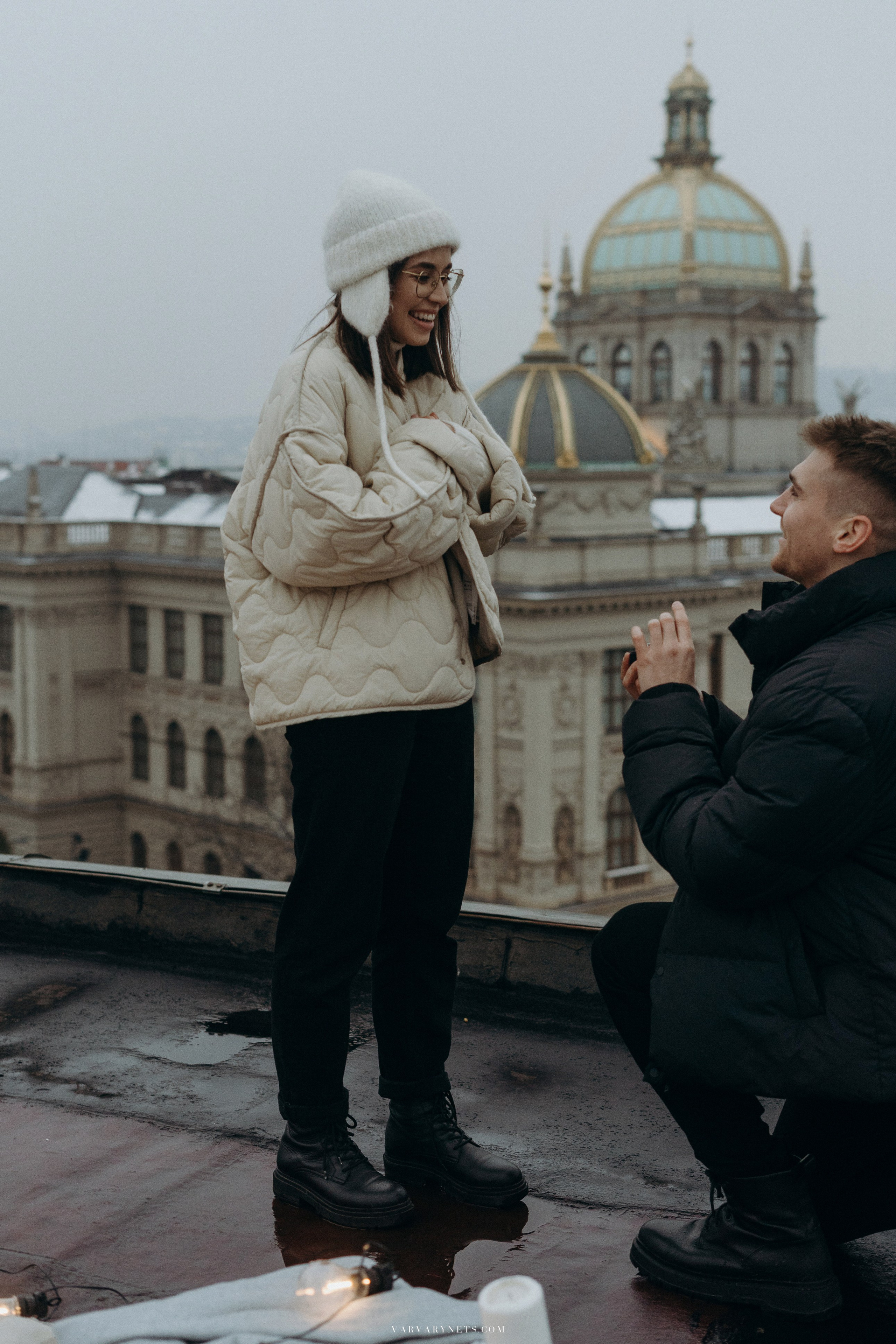 The magical proposal of hand and heart in enchanting Prague. Vitalie Varvarynets - Весільний фотограф Прага