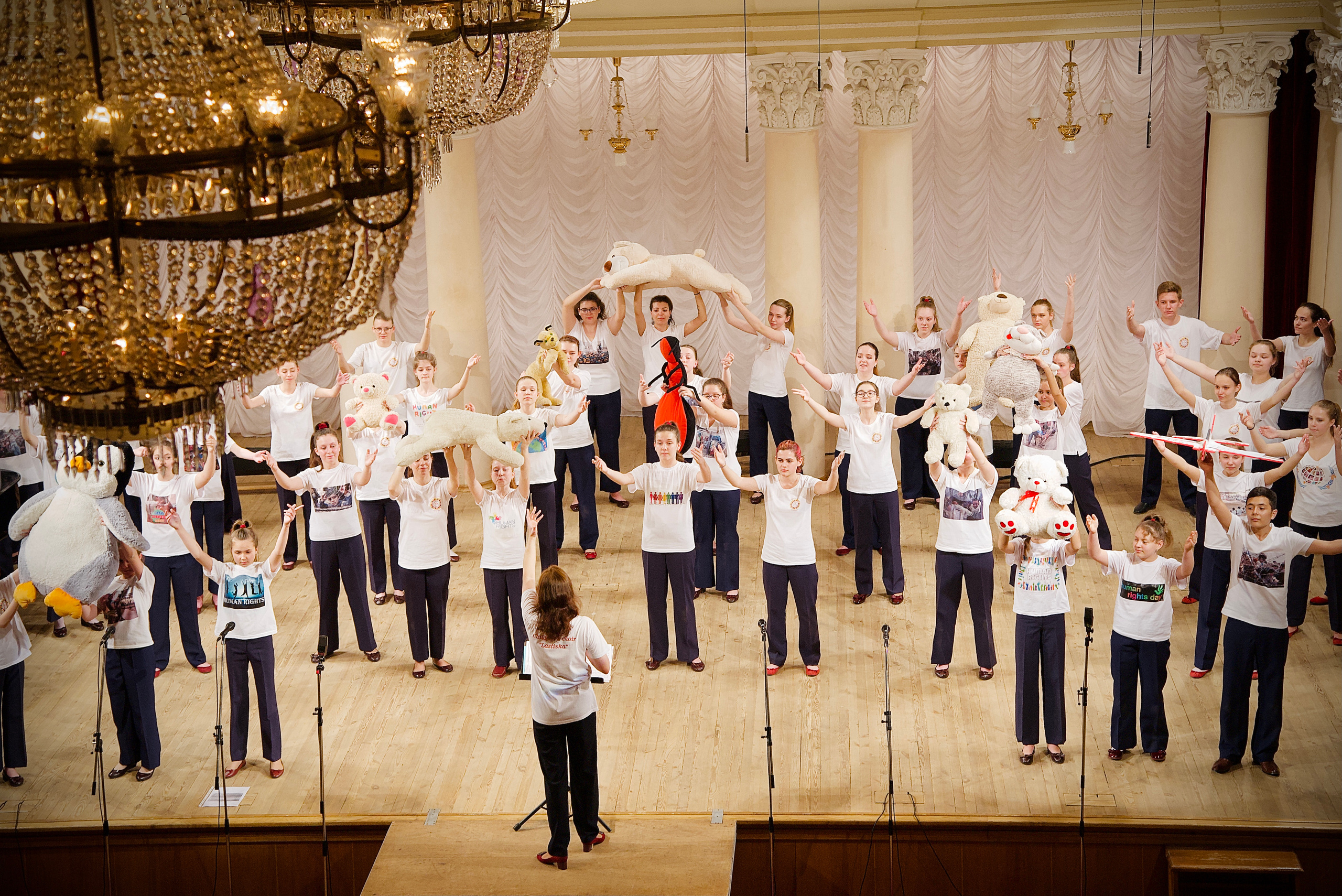 Національна філармонія України. Виступ дитячого хору «Ластівка». Фотограф Марія Якимичева