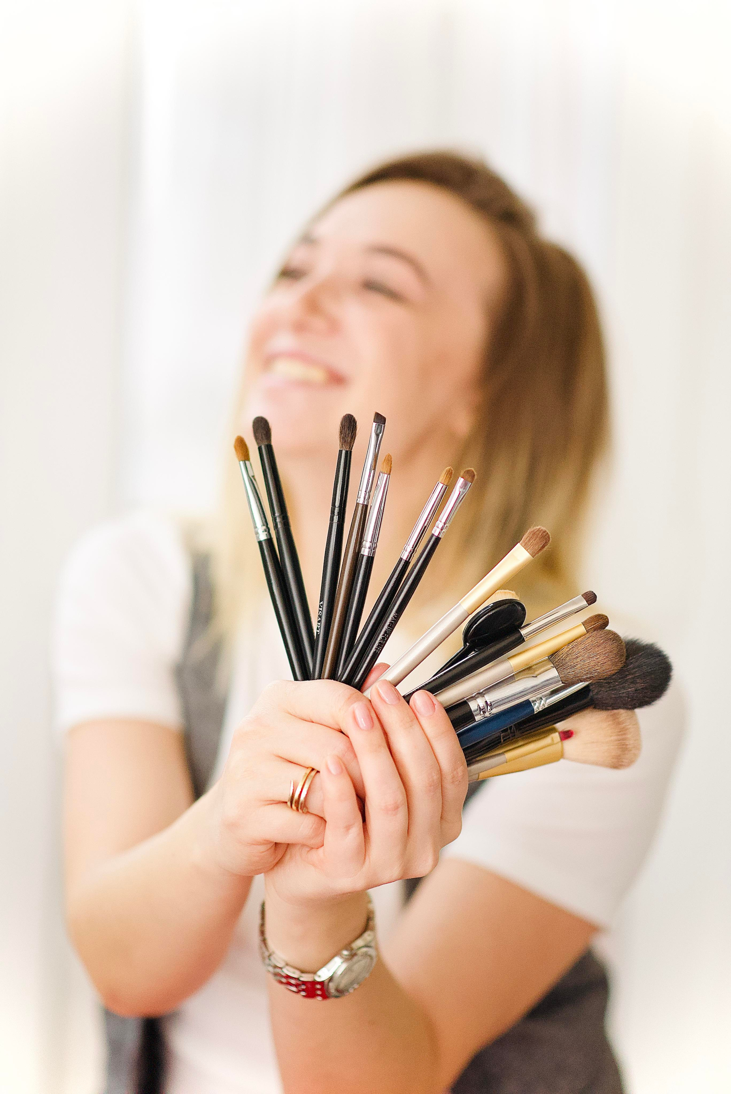 Контент-зйомка для візажиста Катерини. Фотограф Марія Якимичева