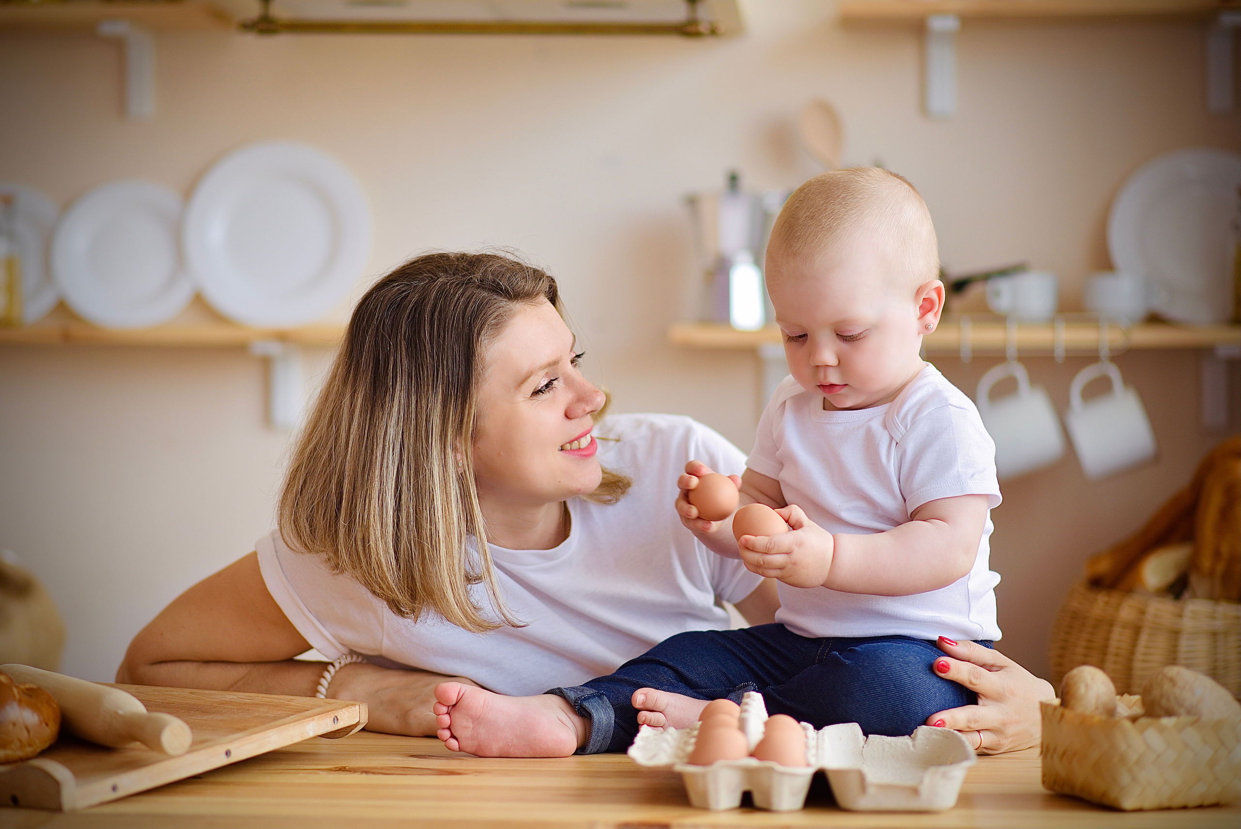 Мама Оля із донечкою Анічкою. Фотограф Марія Якимичева