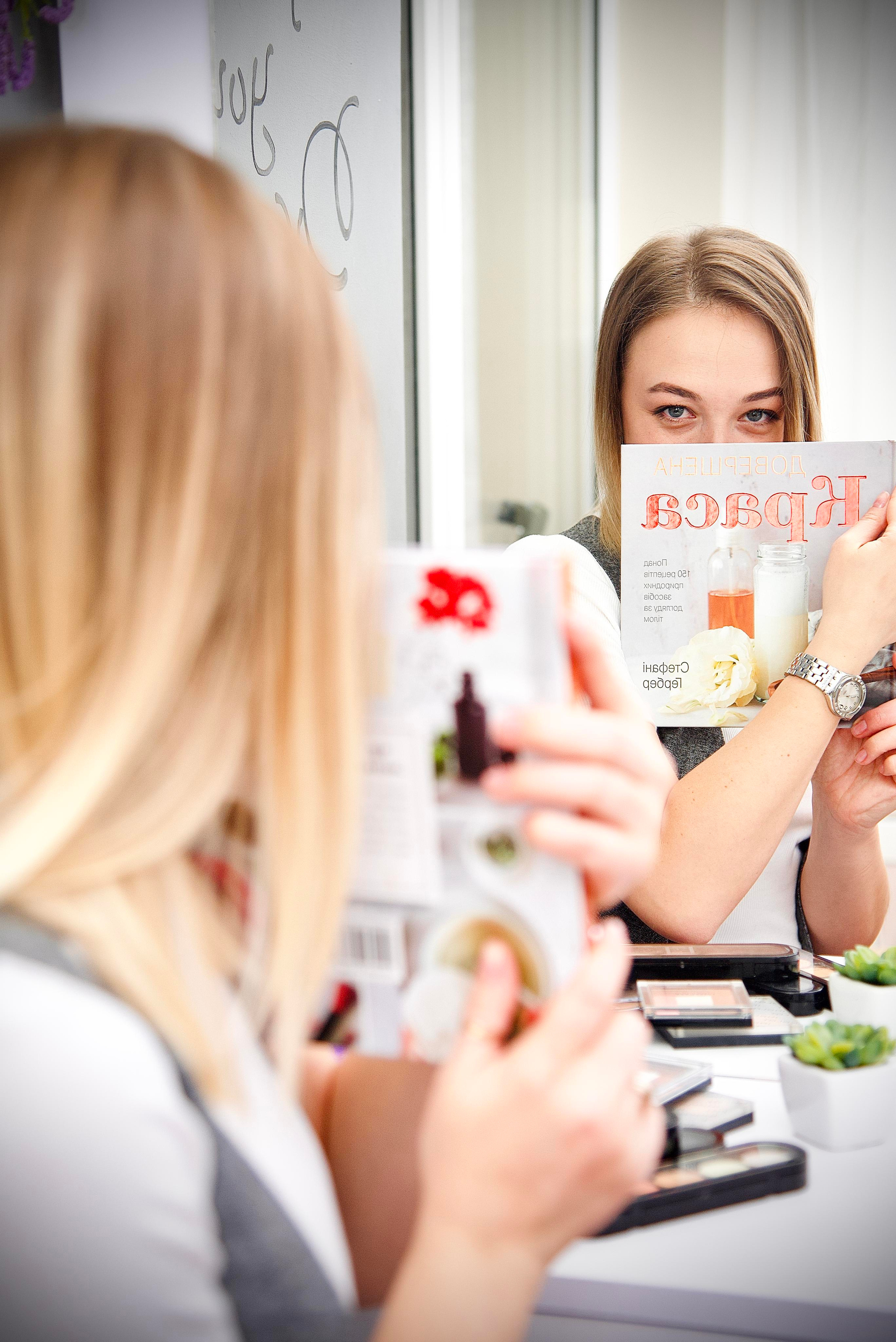 Контент-зйомка для візажиста Катерини. Фотограф Марія Якимичева