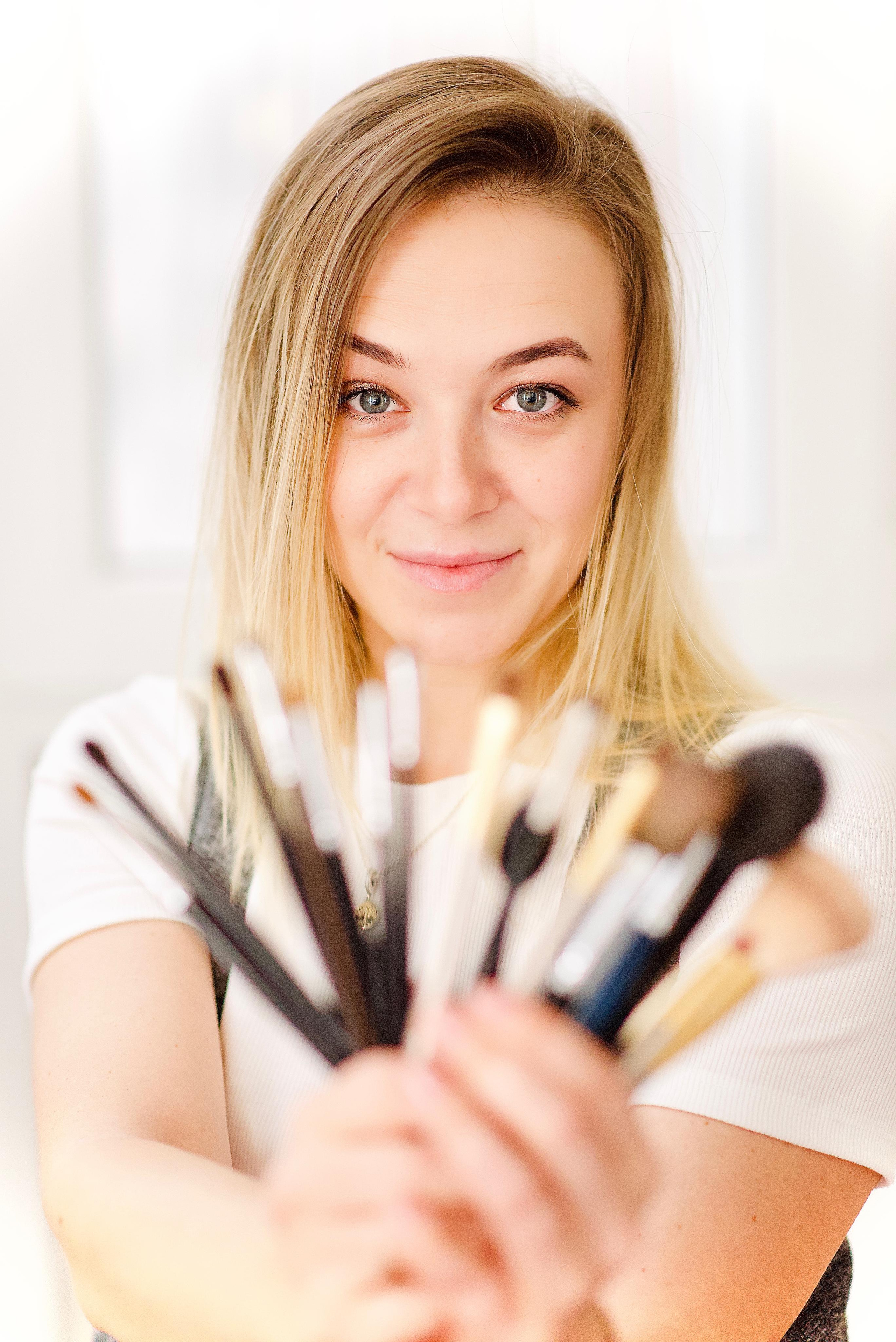 Контент-зйомка для візажиста Катерини. Фотограф Марія Якимичева