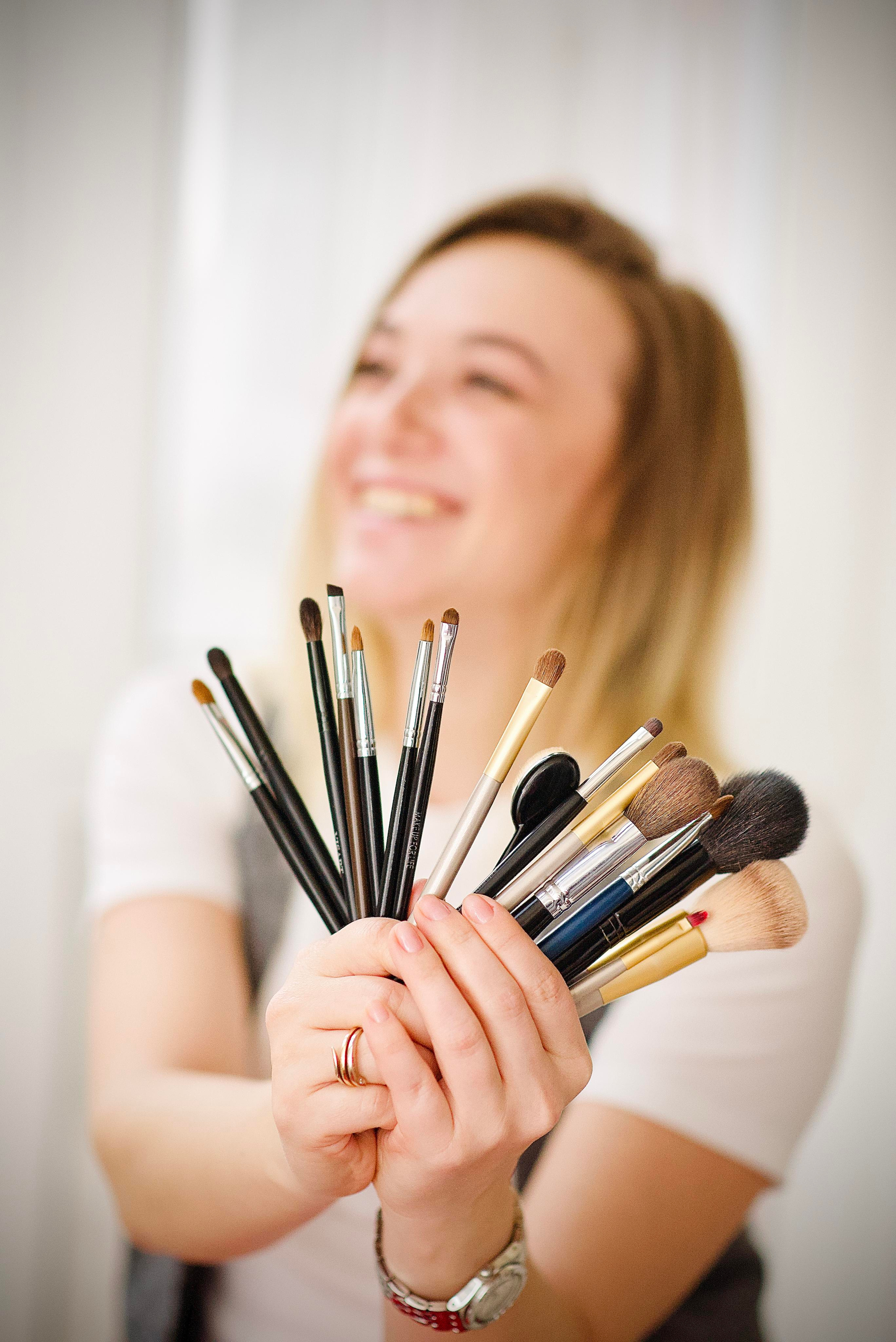 Контент-зйомка для візажиста Катерини. Фотограф Марія Якимичева