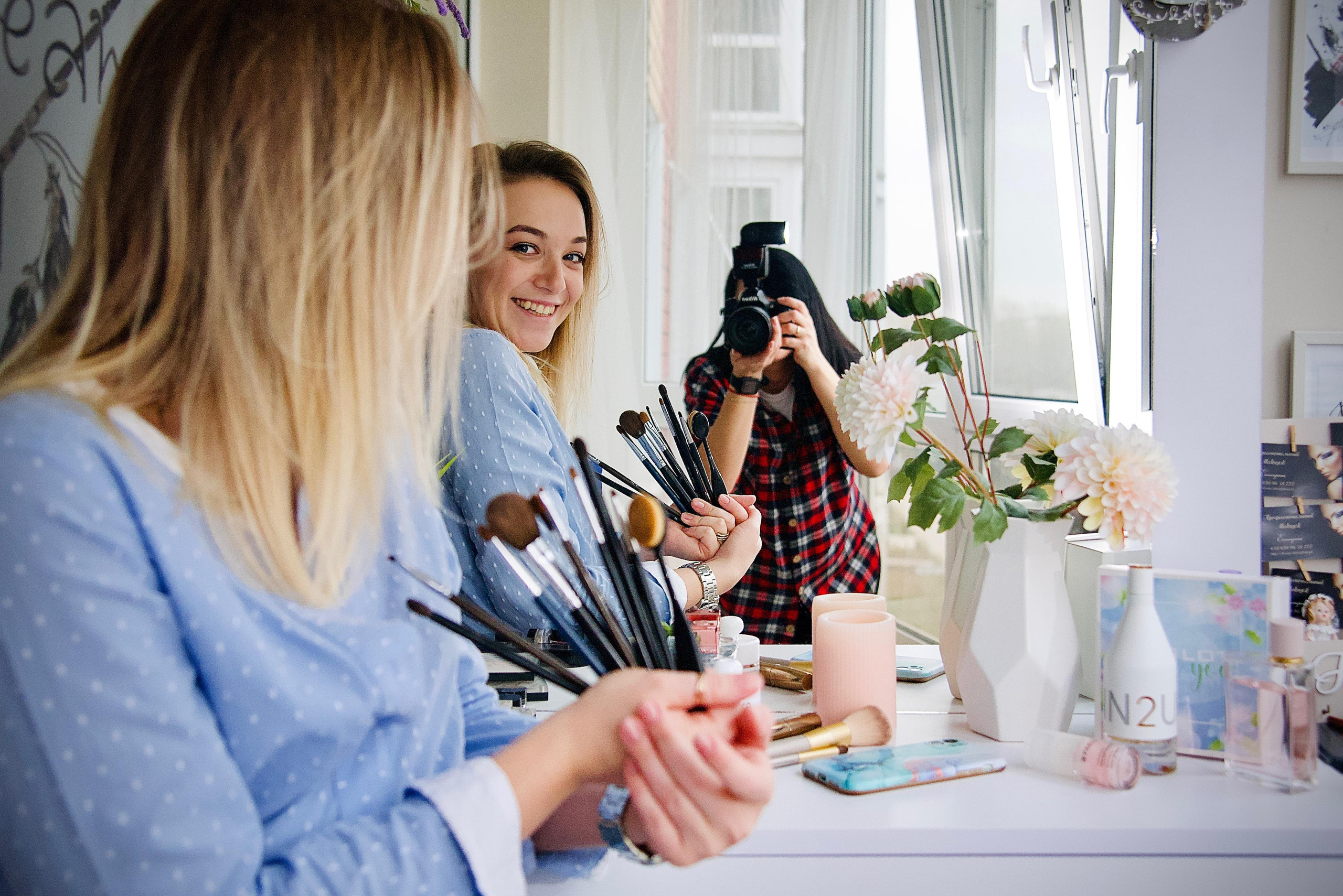 Контент-зйомка для візажиста Катерини. Фотограф Марія Якимичева