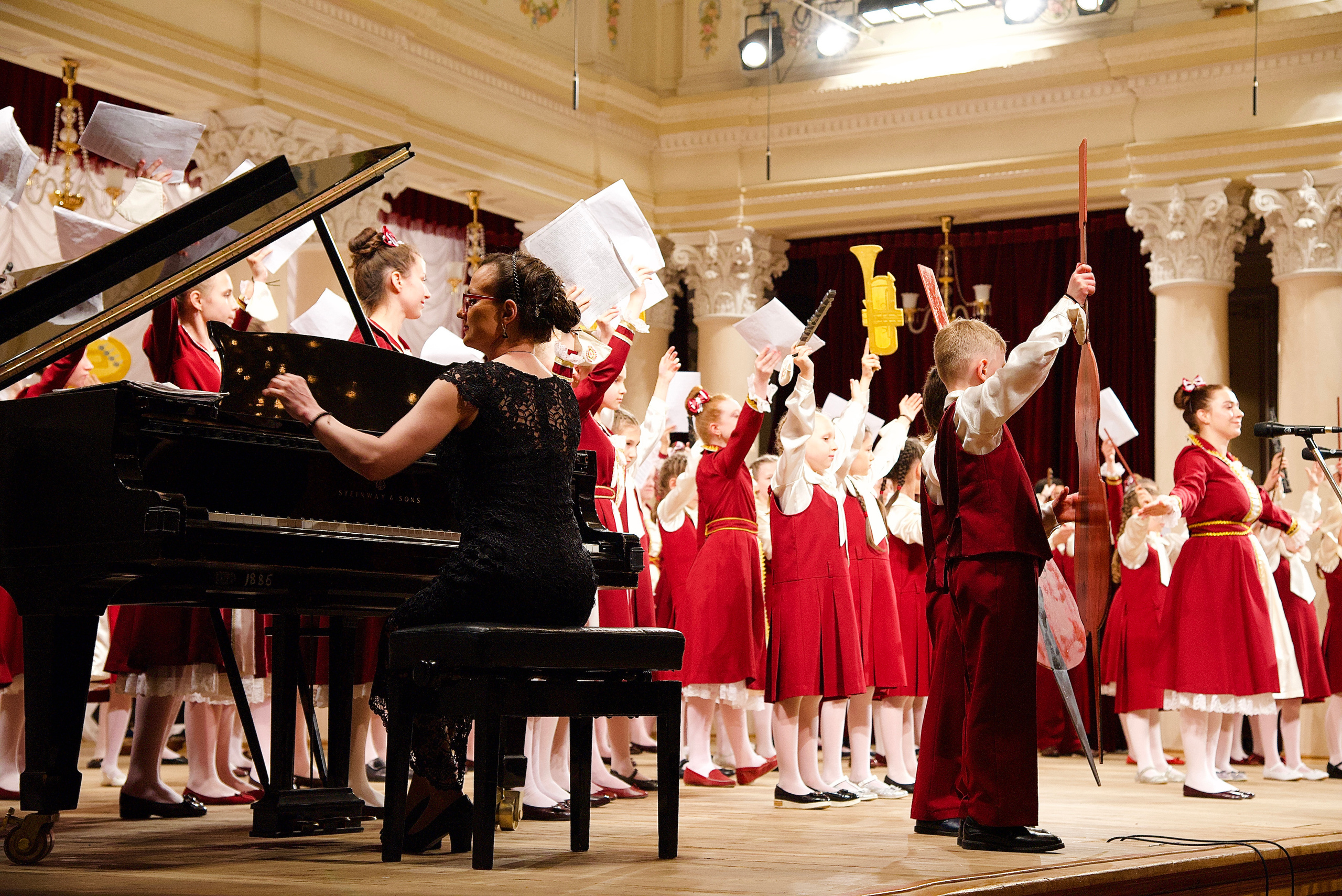 Національна філармонія України. Виступ дитячого хору «Ластівка». Фотограф Марія Якимичева