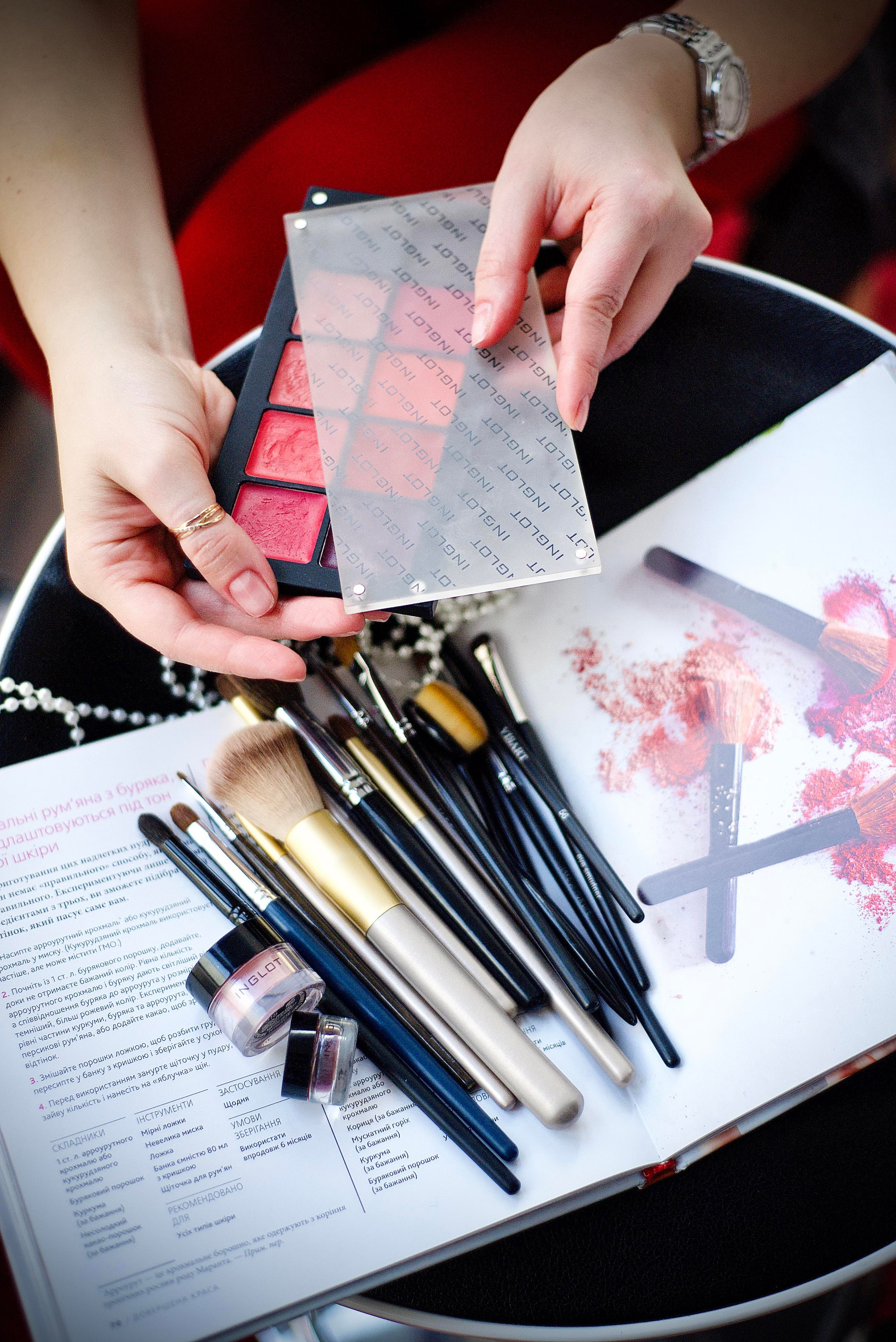 Контент-зйомка для візажиста Катерини. Фотограф Марія Якимичева