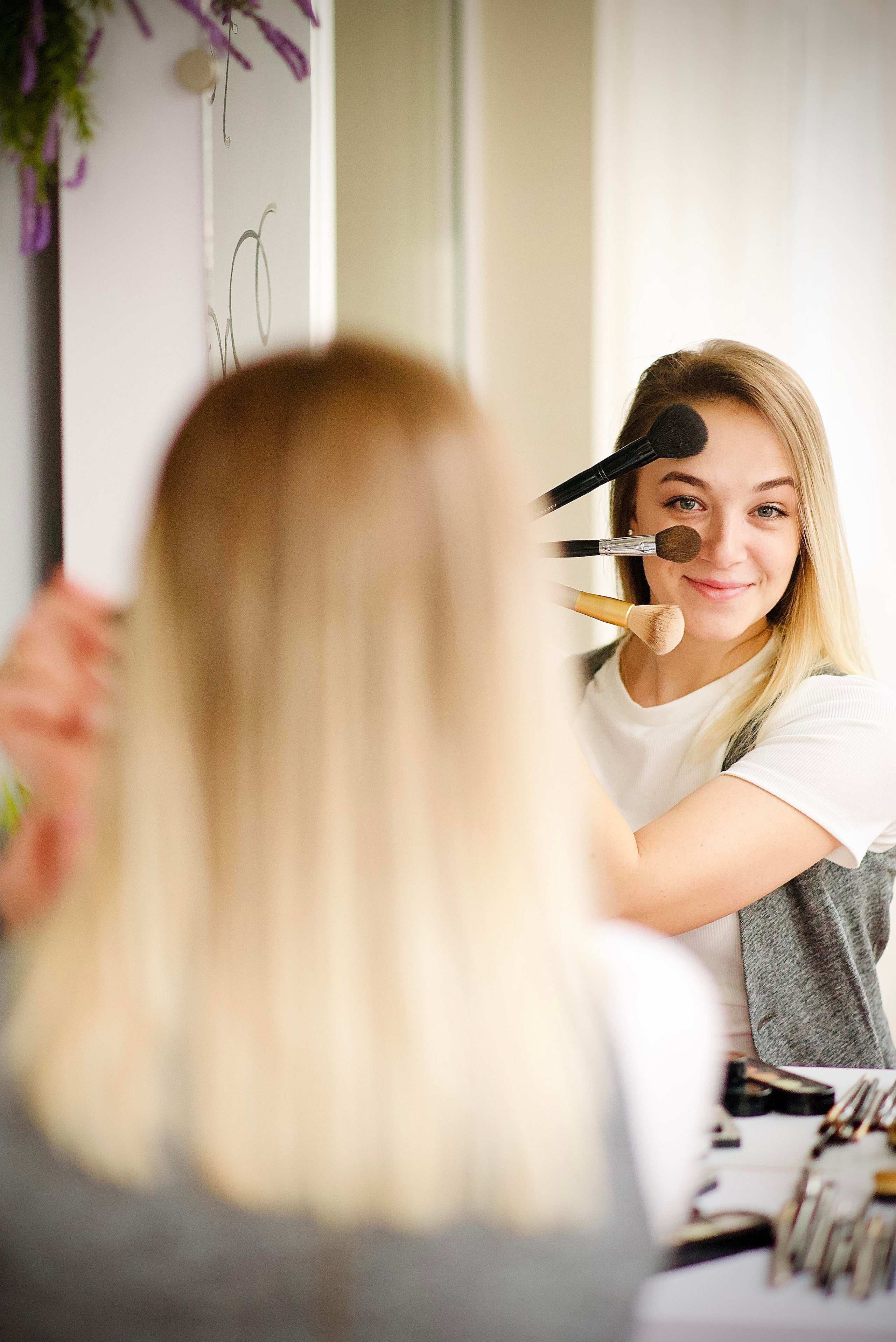 Контент-зйомка для візажиста Катерини. Фотограф Марія Якимичева