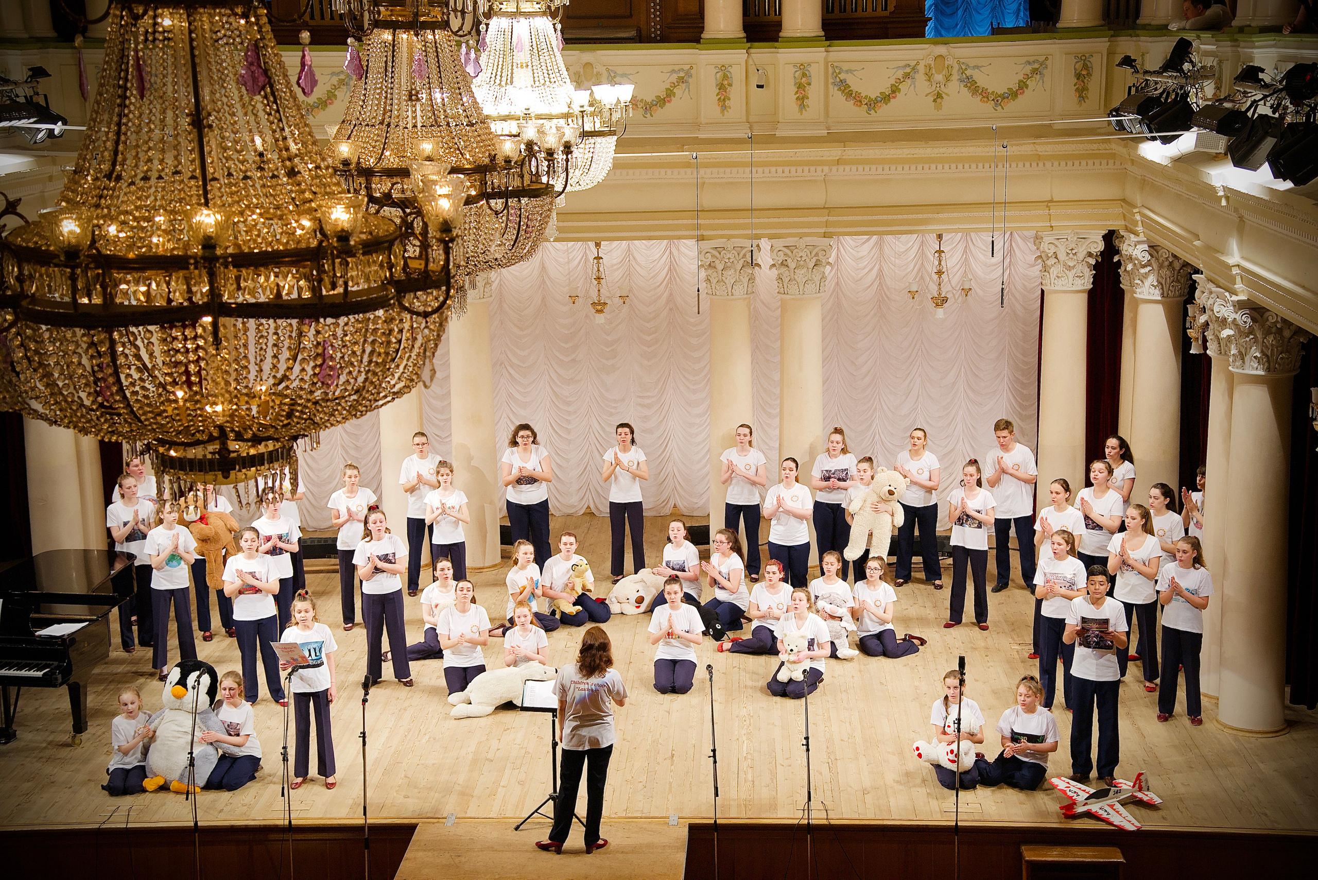 Національна філармонія України. Виступ дитячого хору «Ластівка». Фотограф Марія Якимичева
