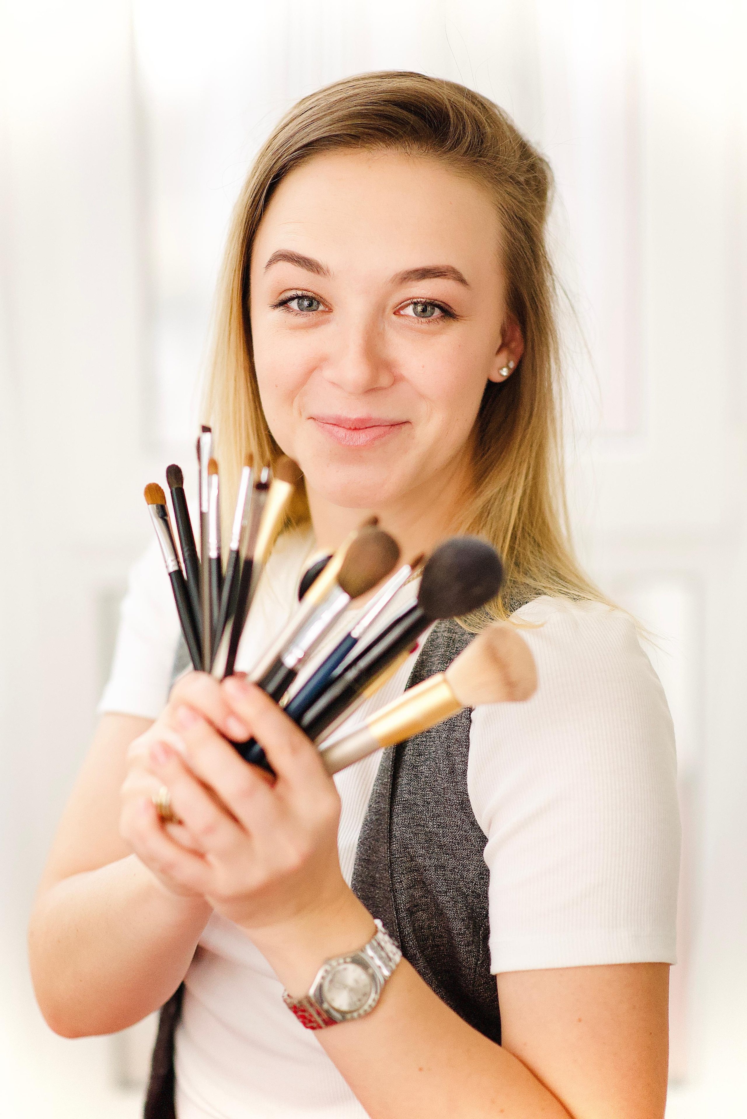 Контент-зйомка для візажиста Катерини. Фотограф Марія Якимичева