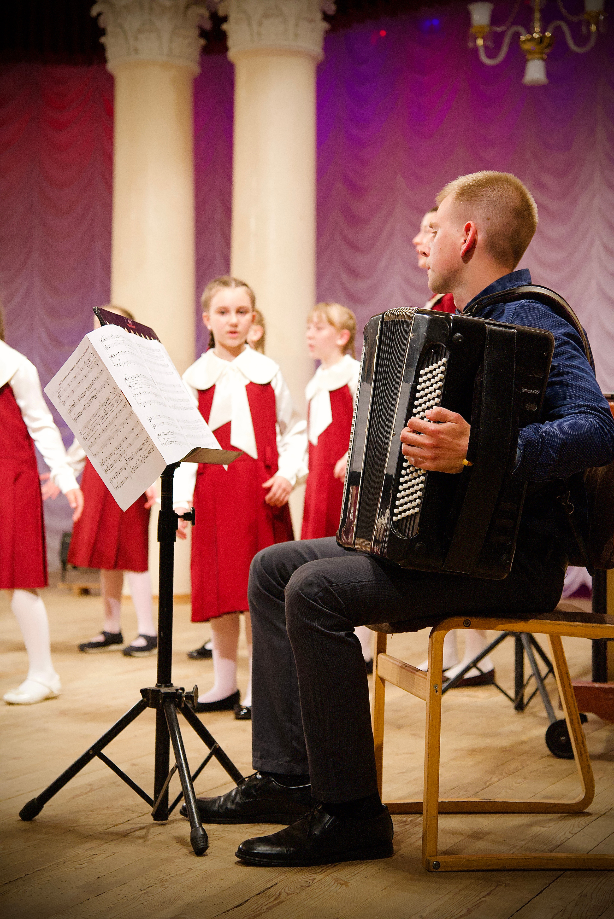 Національна філармонія України. Виступ дитячого хору «Ластівка». Фотограф Марія Якимичева