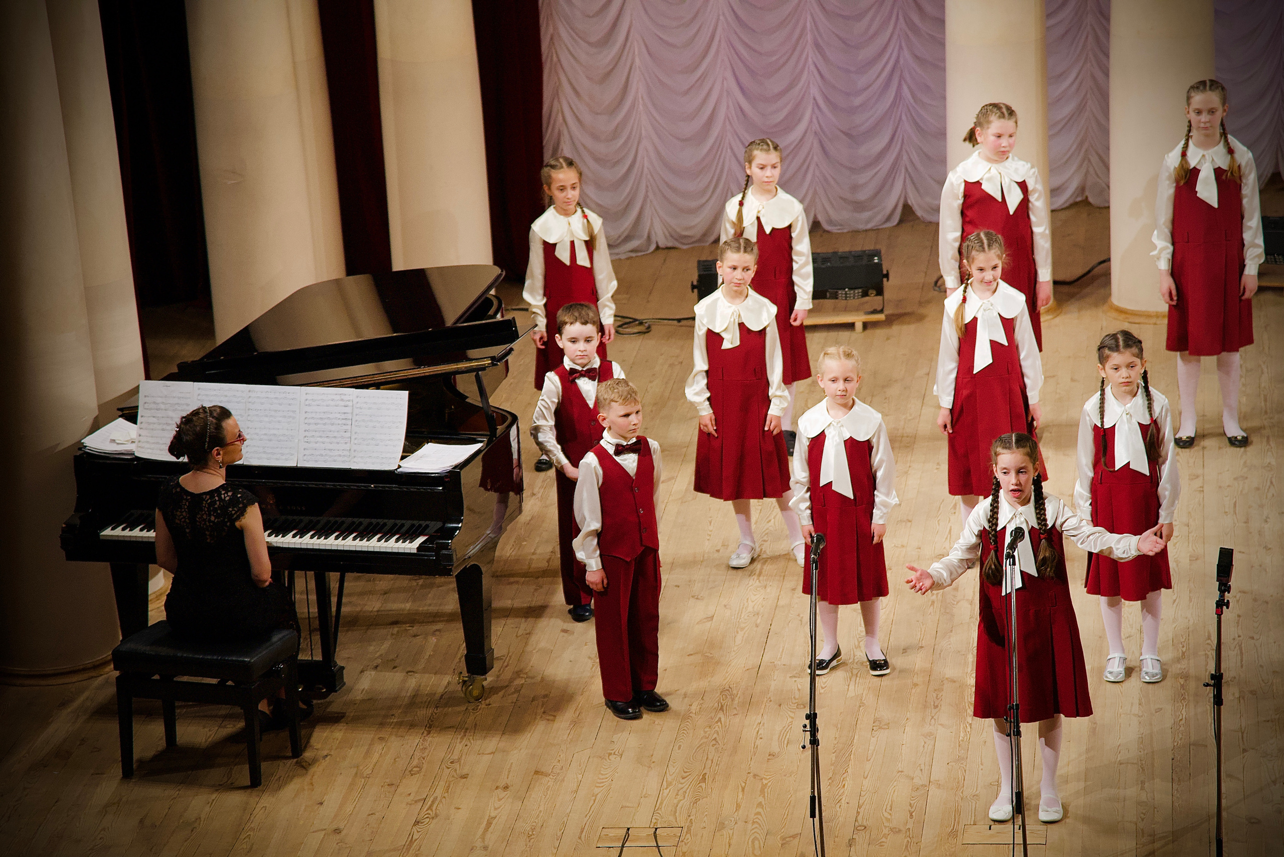 Національна філармонія України. Виступ дитячого хору «Ластівка». Фотограф Марія Якимичева