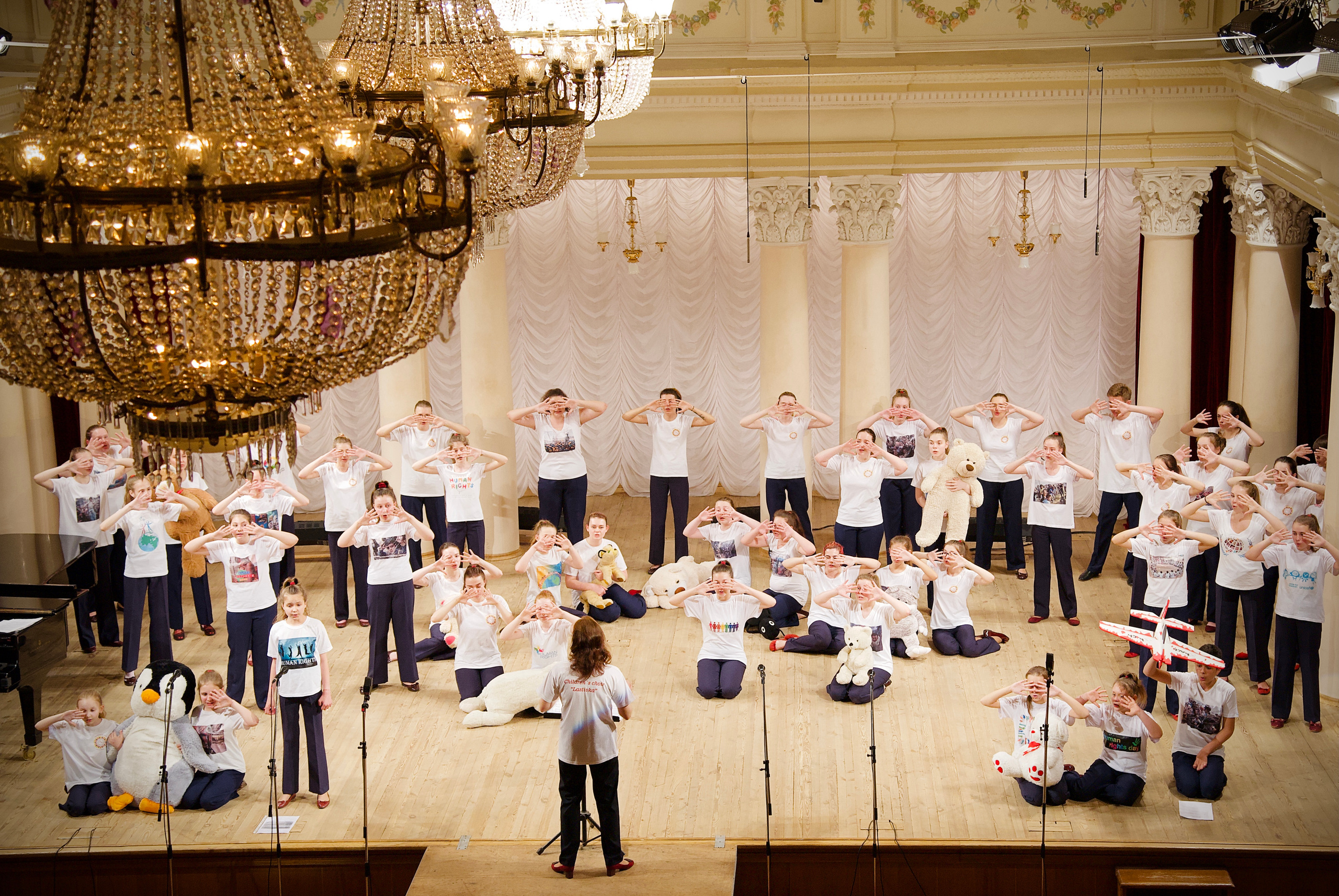 Національна філармонія України. Виступ дитячого хору «Ластівка». Фотограф Марія Якимичева