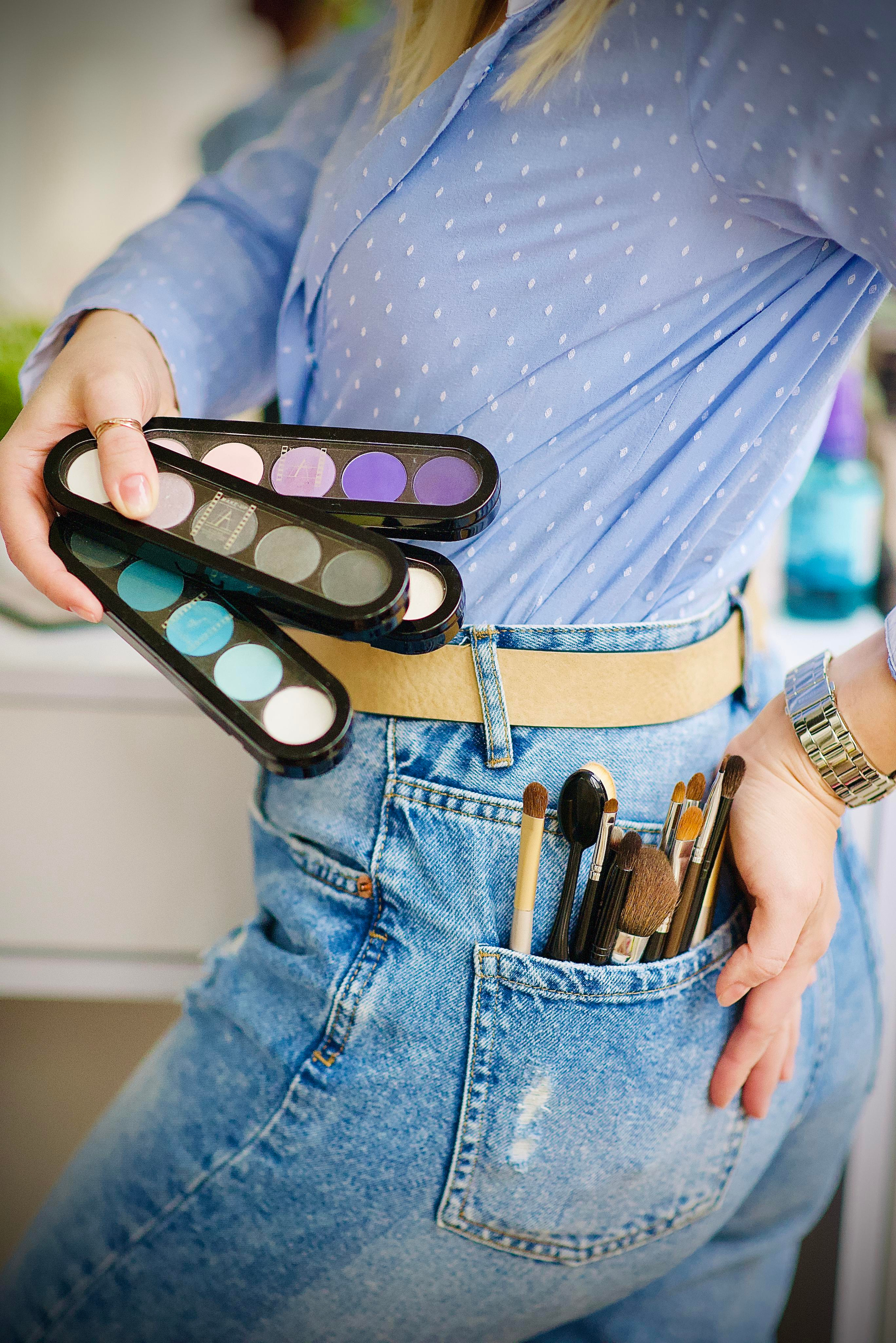 Контент-зйомка для візажиста Катерини. Фотограф Марія Якимичева