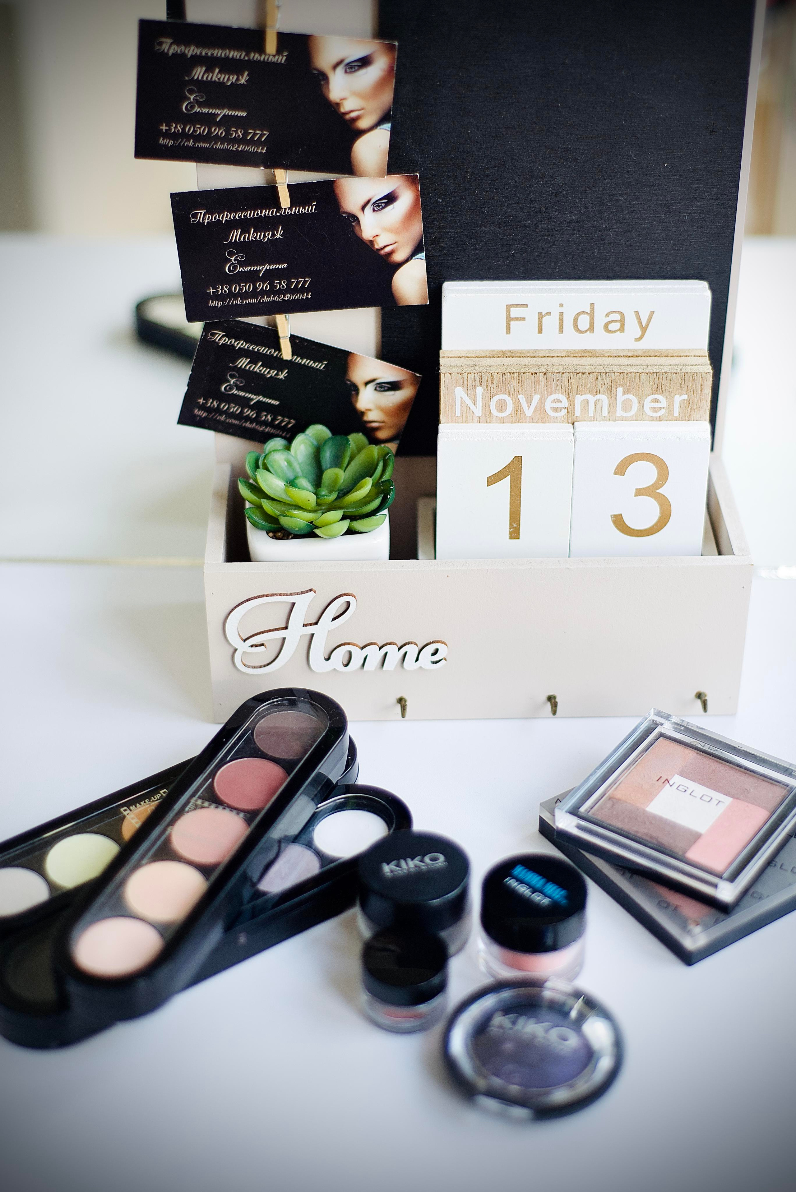 Контент-зйомка для візажиста Катерини. Фотограф Марія Якимичева