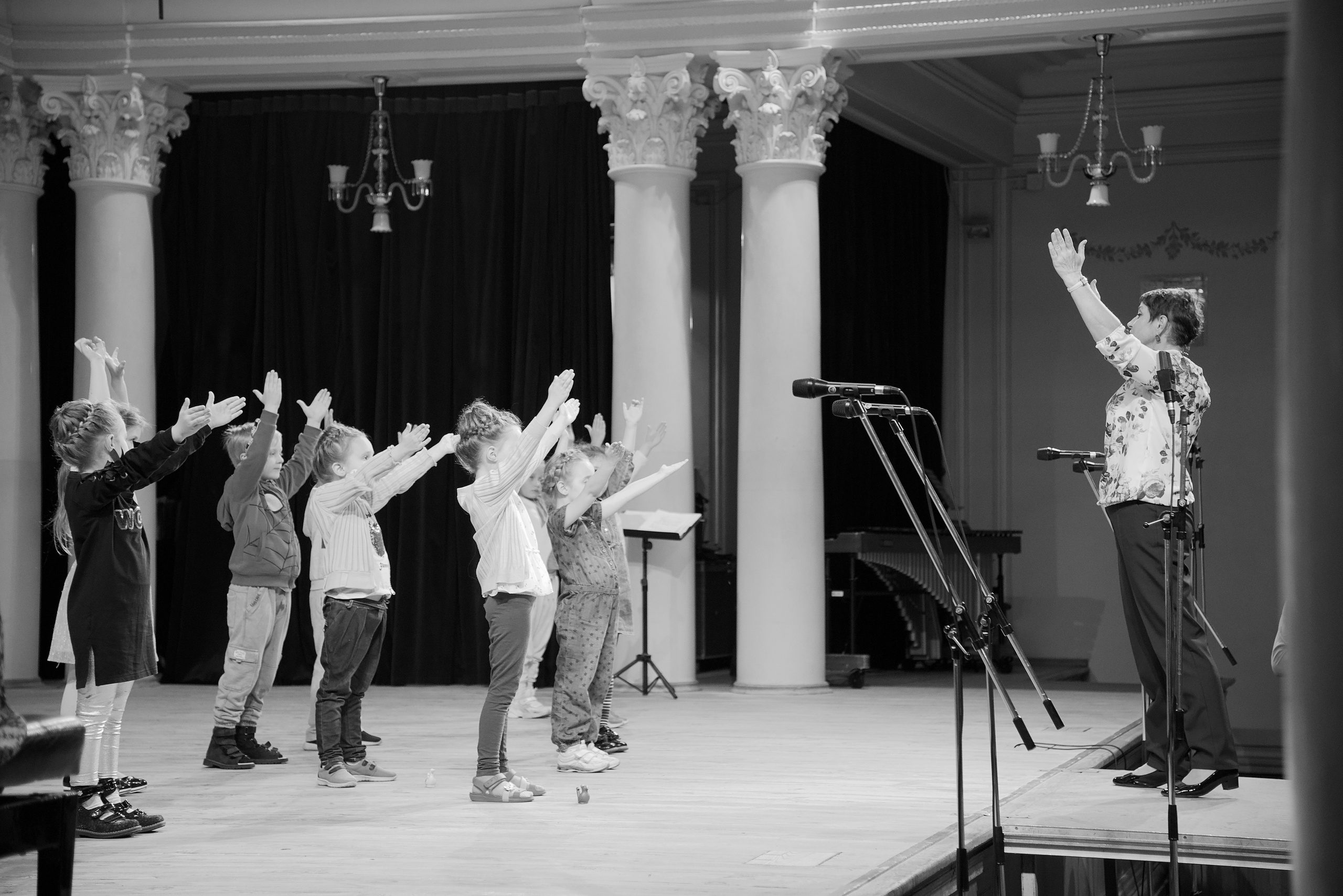 Національна філармонія України. Виступ дитячого хору «Ластівка». Фотограф Марія Якимичева