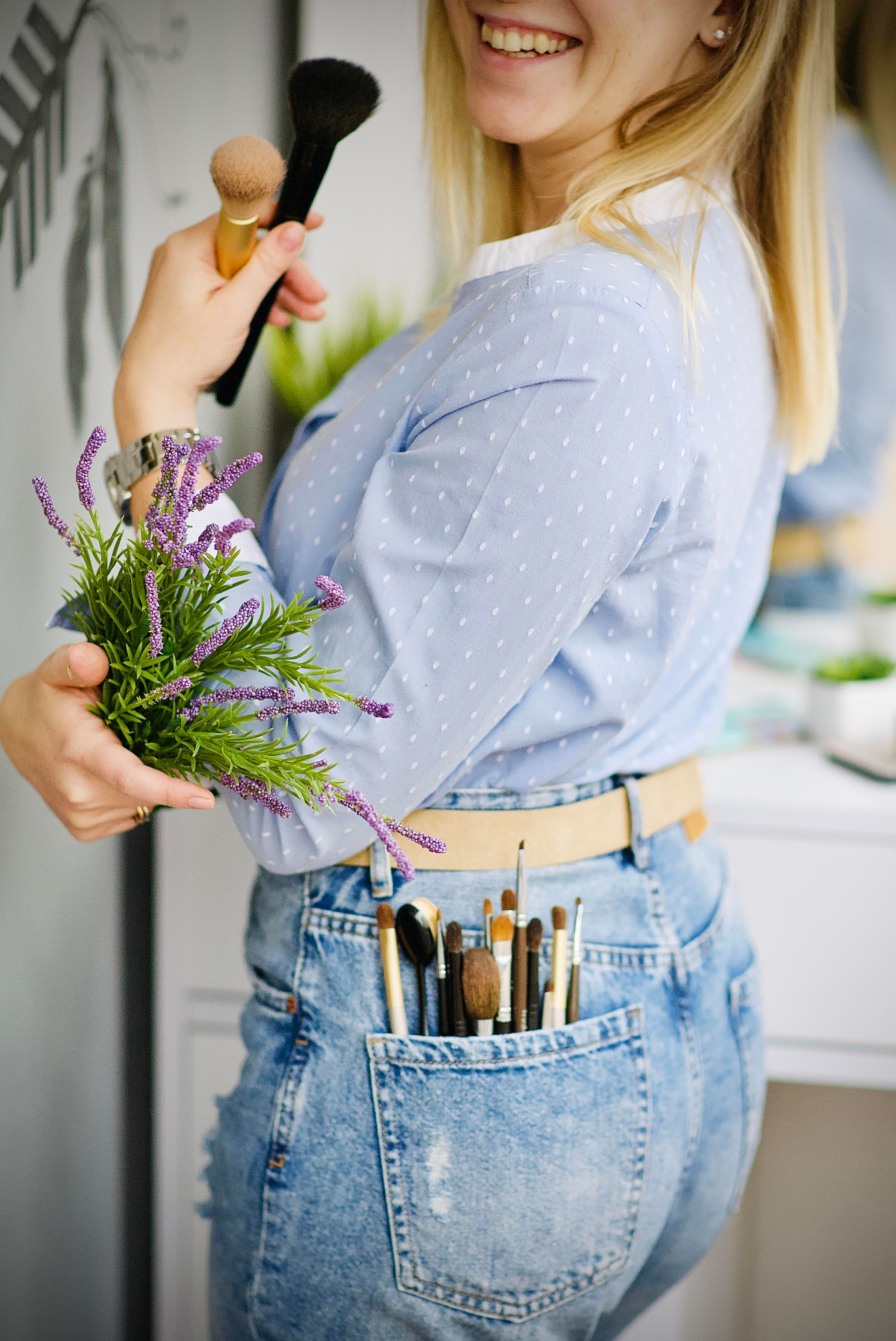 Контент-зйомка для візажиста Катерини. Фотограф Марія Якимичева