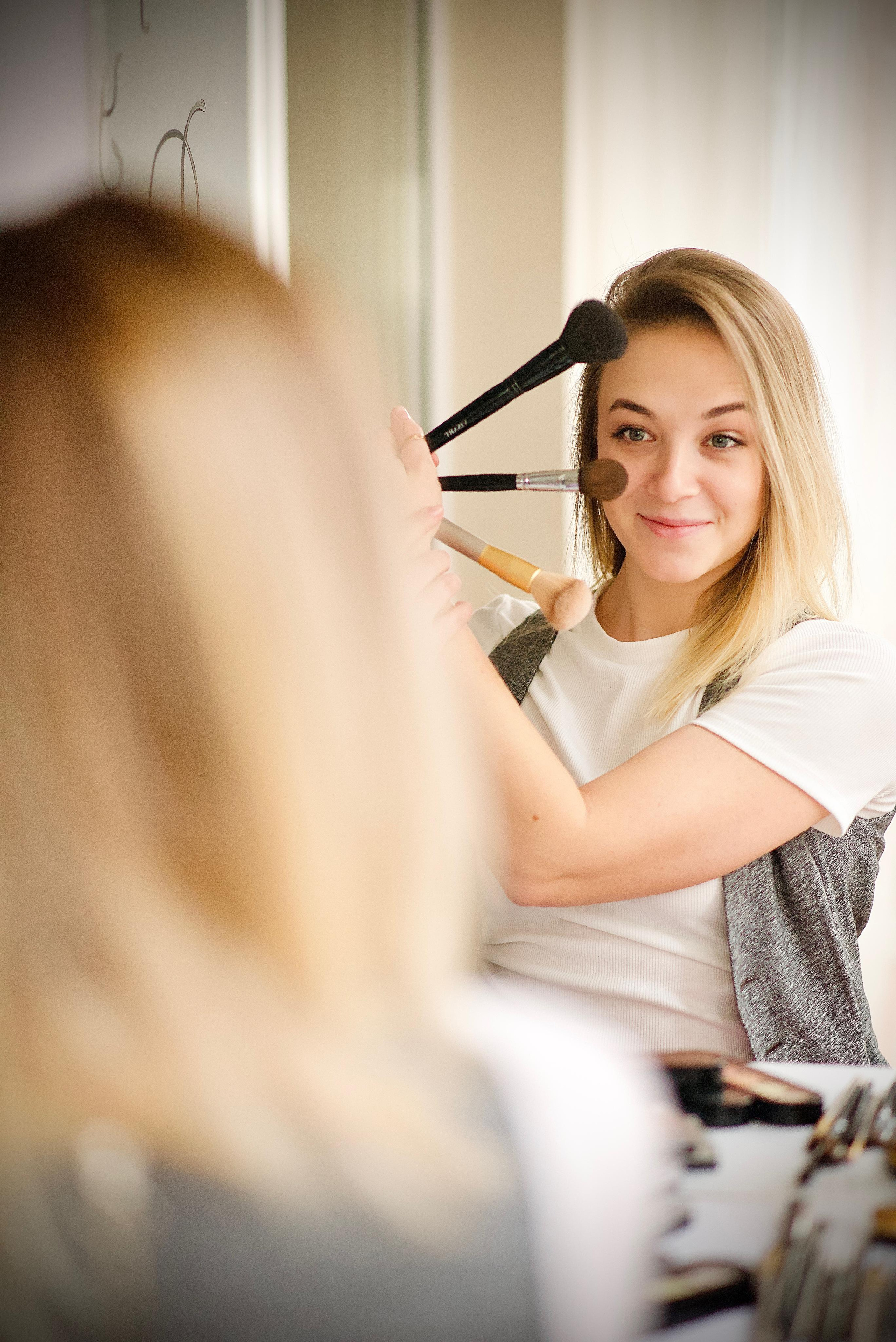 Контент-зйомка для візажиста Катерини. Фотограф Марія Якимичева