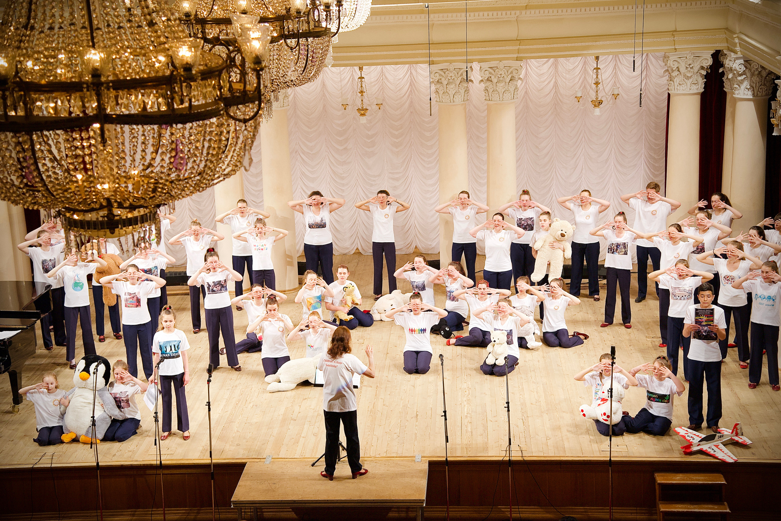Національна філармонія України. Виступ дитячого хору «Ластівка». Фотограф Марія Якимичева