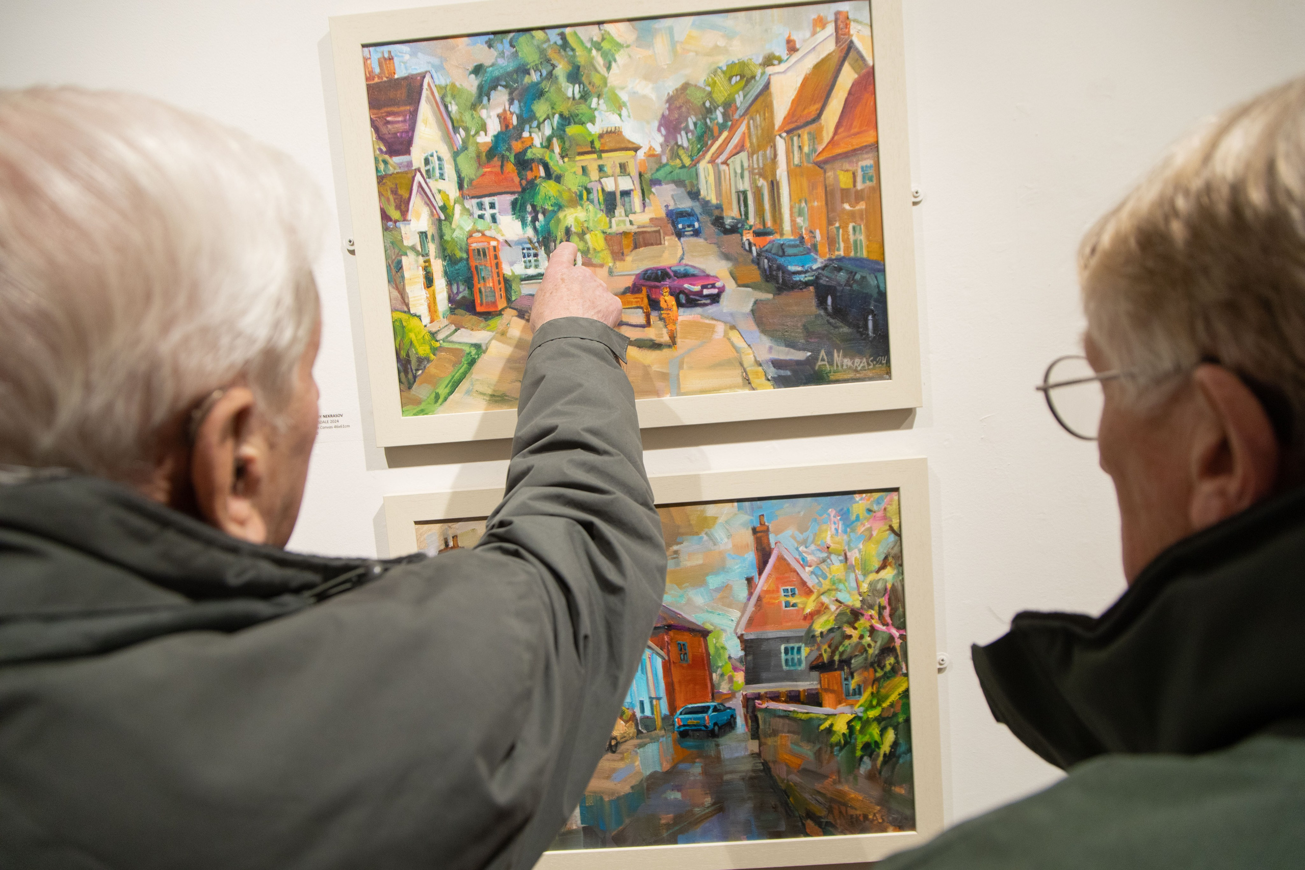 Exhibition at Your Corn Hall. Andriy Nekrasov artist