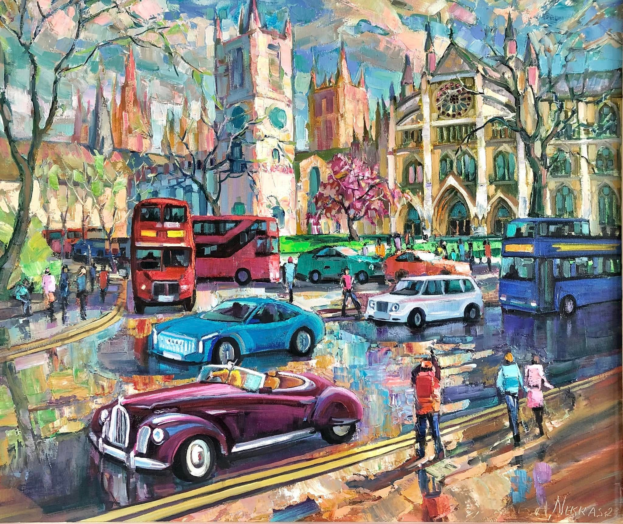 Andriy Nekrasov at Parallax Art Fair in London. Andriy Nekrasov artist